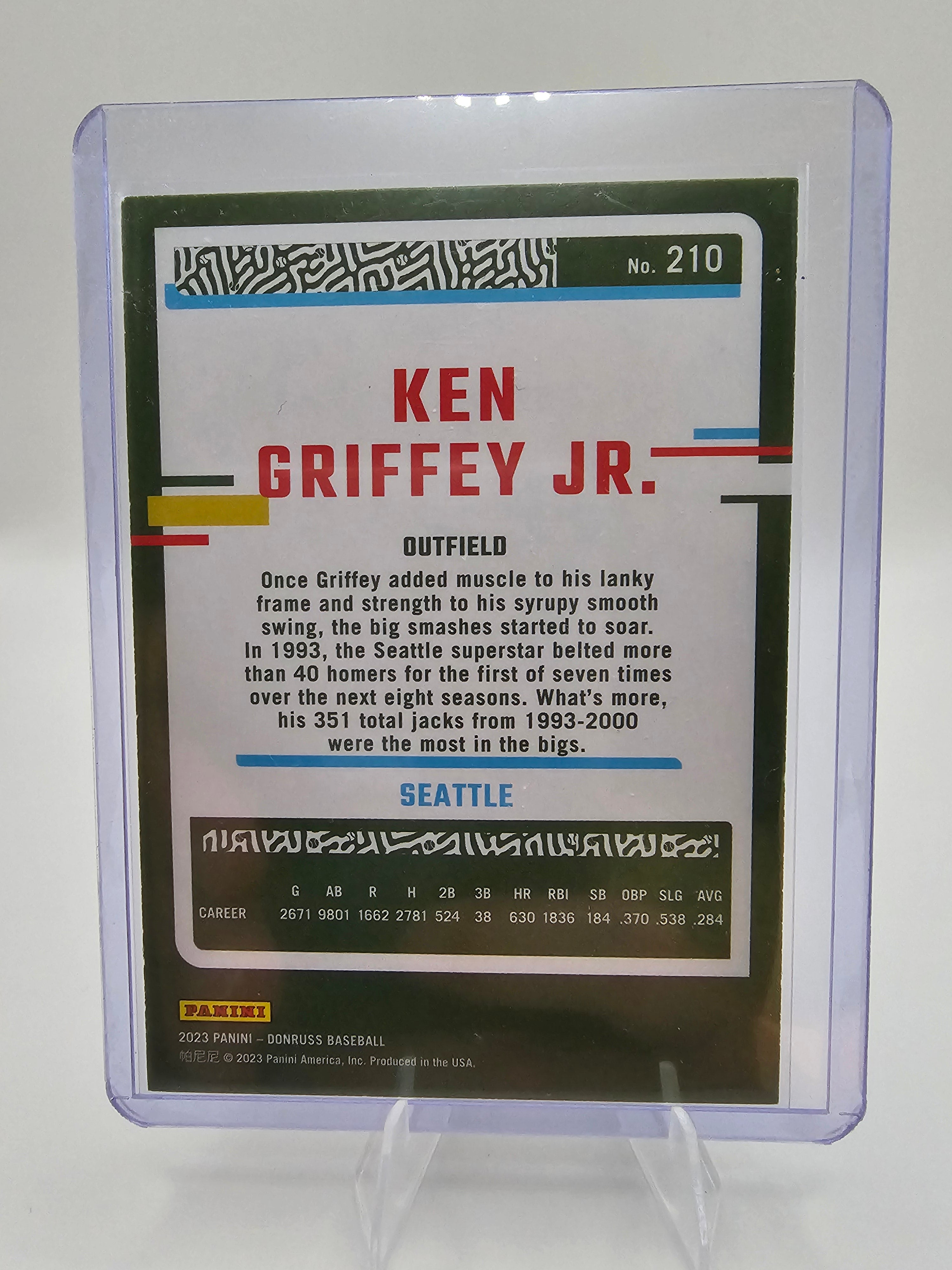 2023 Donruss #210 Ken Griffey Jr. Yellow