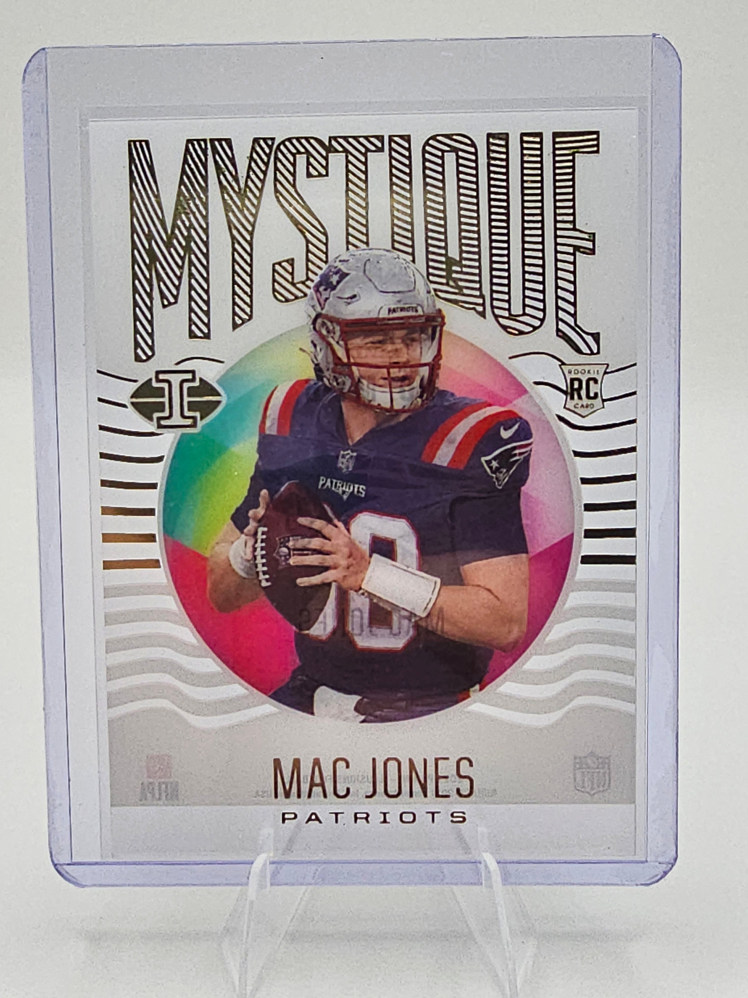 2021 Panini Illusions Mystique Mac Jones Rookie Card RC / New England Patriots