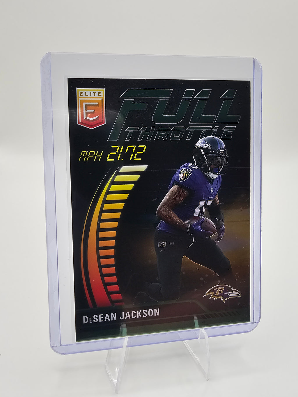 2023 Donruss Elite Full Throttle DeSean Jackson Insert / Baltimore Ravens