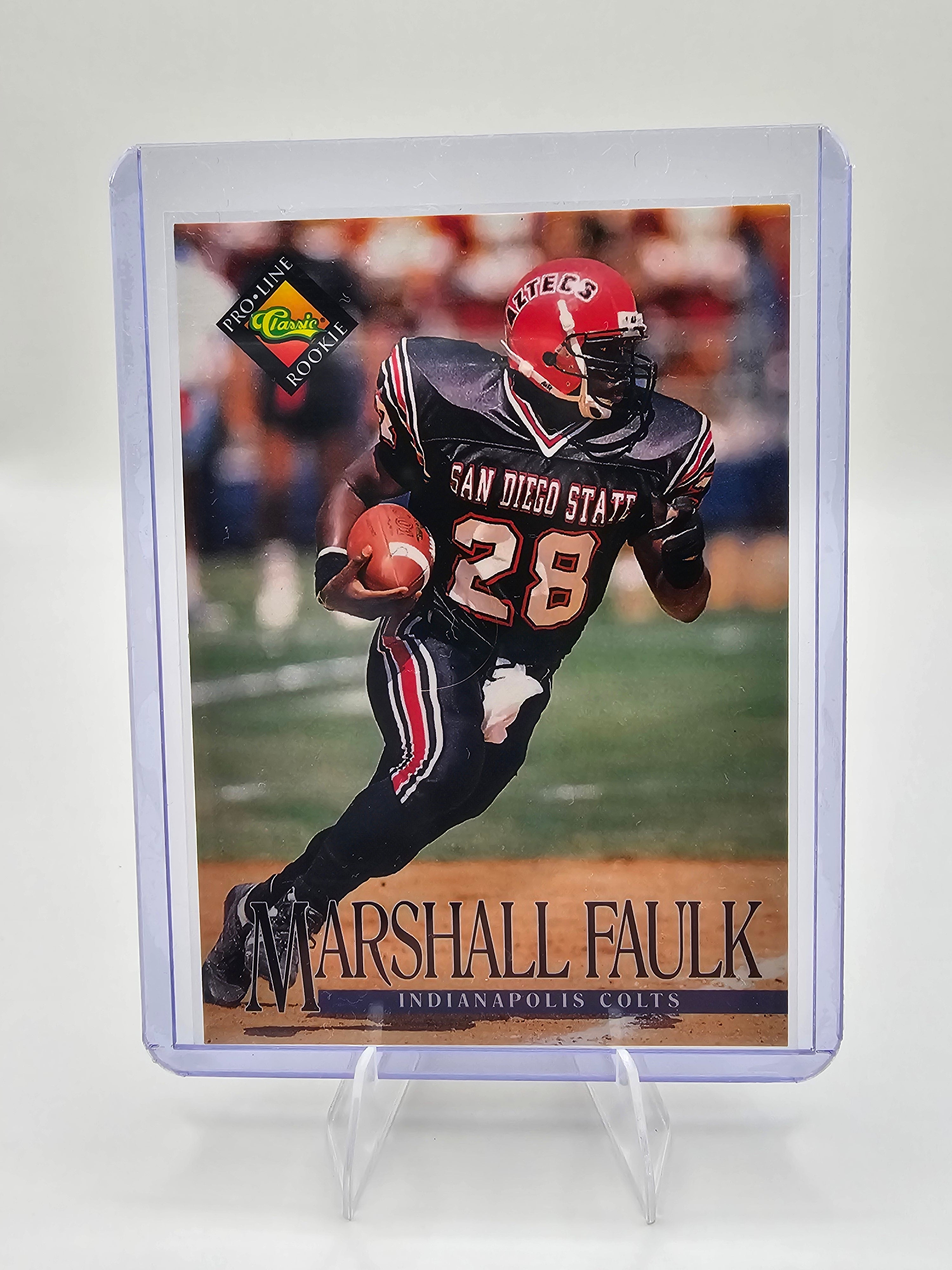 1994 Pro Line Classic Marshall Faulk Rookie Card / Indianapolis Colts