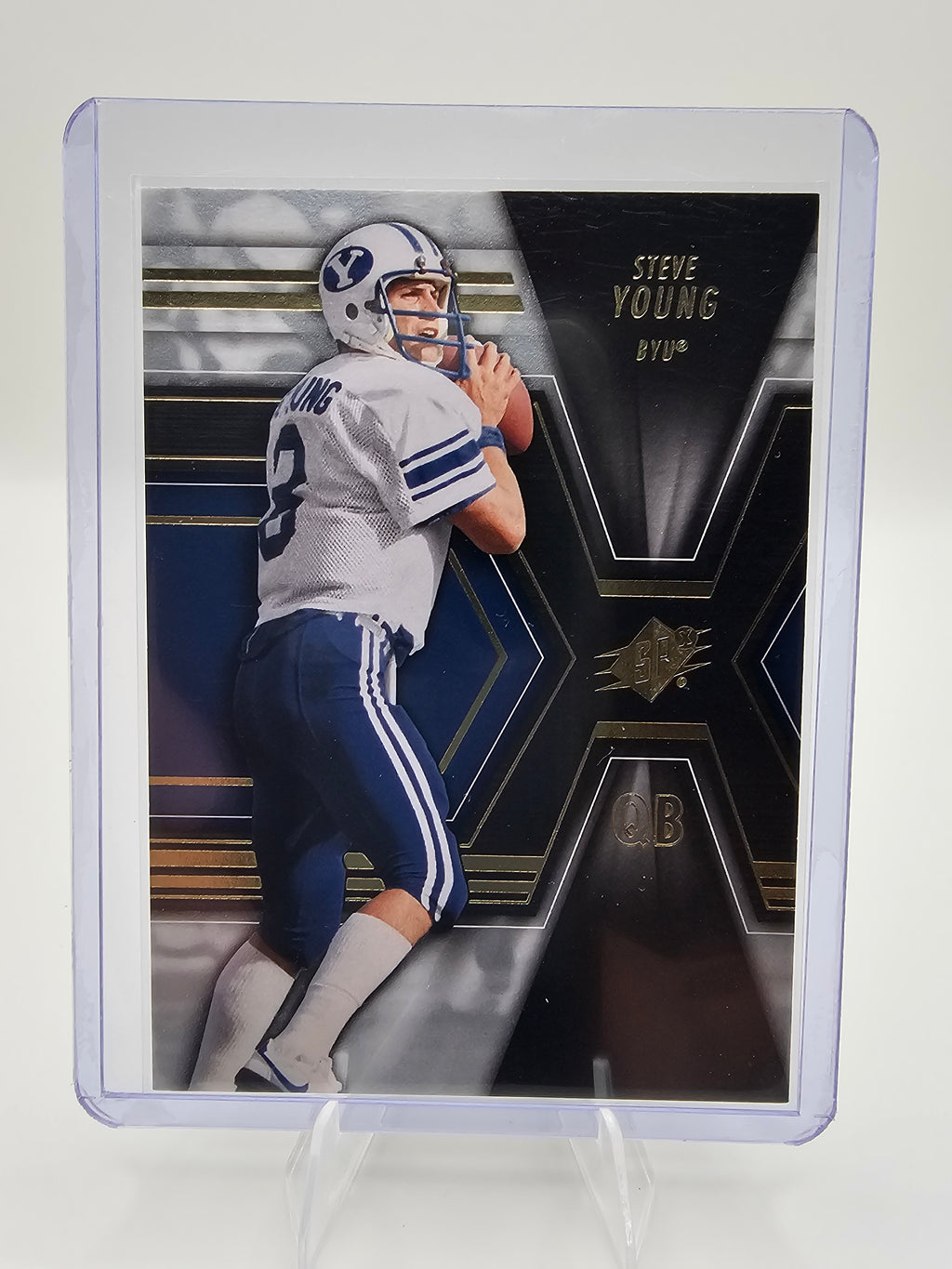 🏈🔥 2014 SPx Steve Young BYU QB Insert Card 🔥🏈