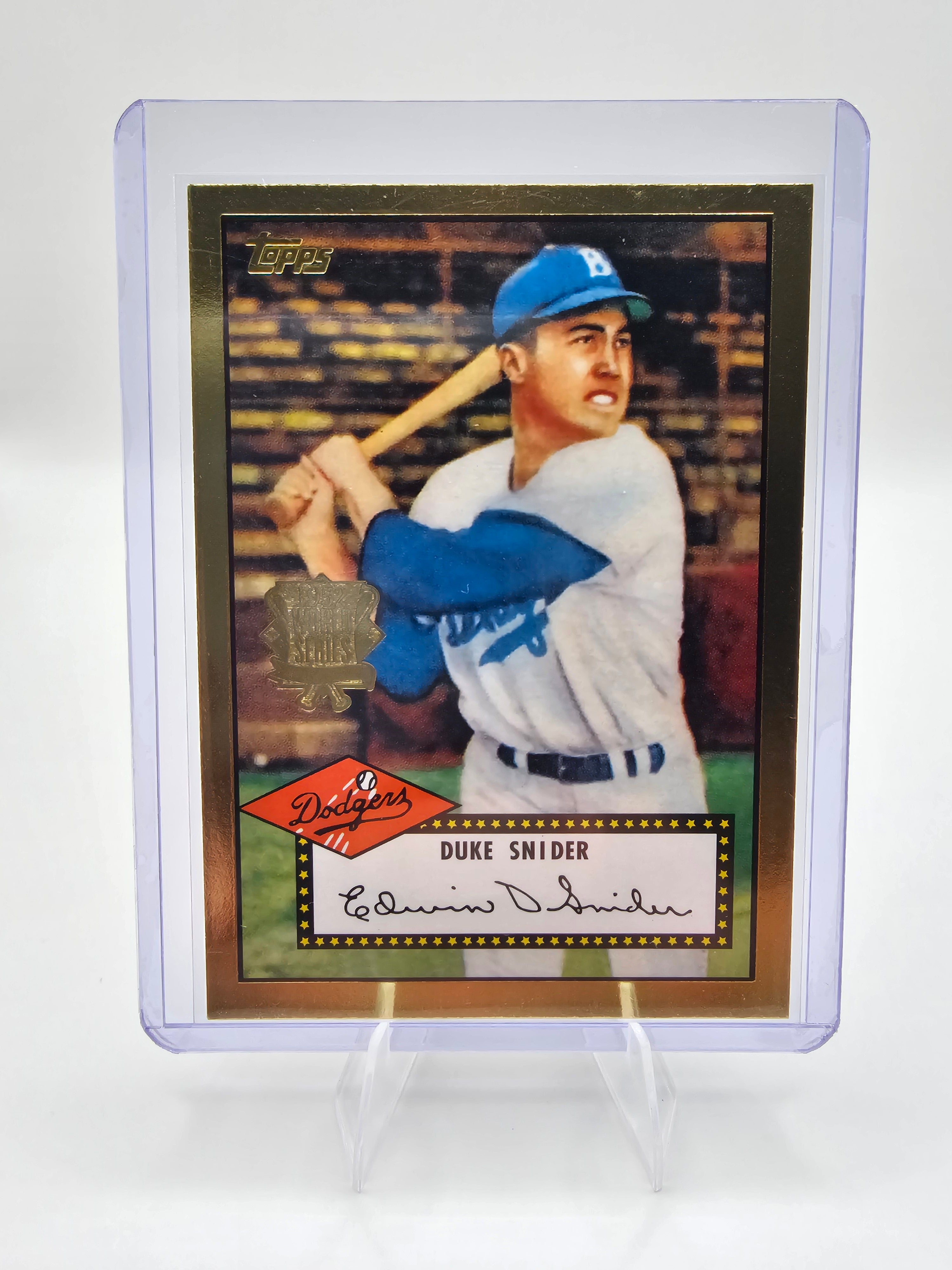 ⚾🌟 Topps Archives Duke Snider Gold Border / Brooklyn Dodgers Legend 🌟⚾