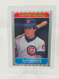1986 Fleer League Leaders #39 Ryne Sandberg