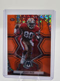 2022 Panini Mosaic #181 Jerry Rice Mosaic Reactive Orange