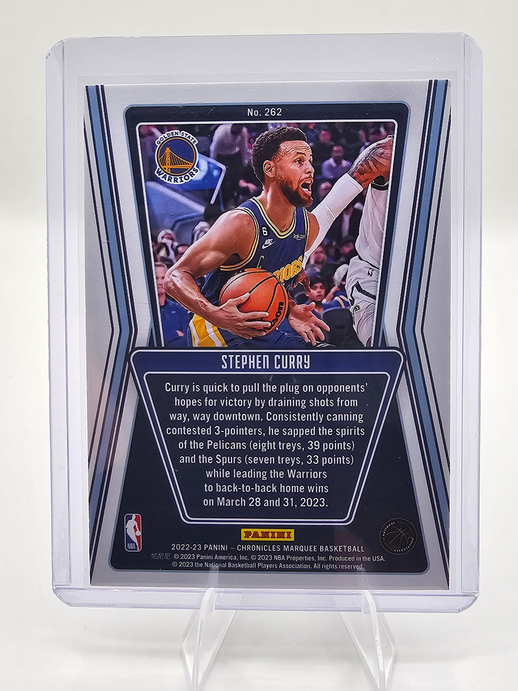 2022-23 Panini Marquee #262 Stephen Curry