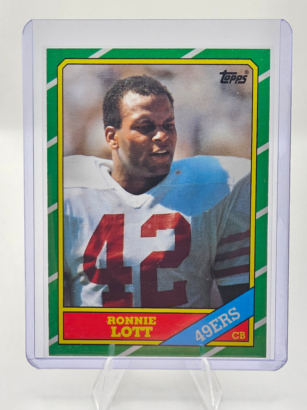1986 Topps #168 Ronnie Lott