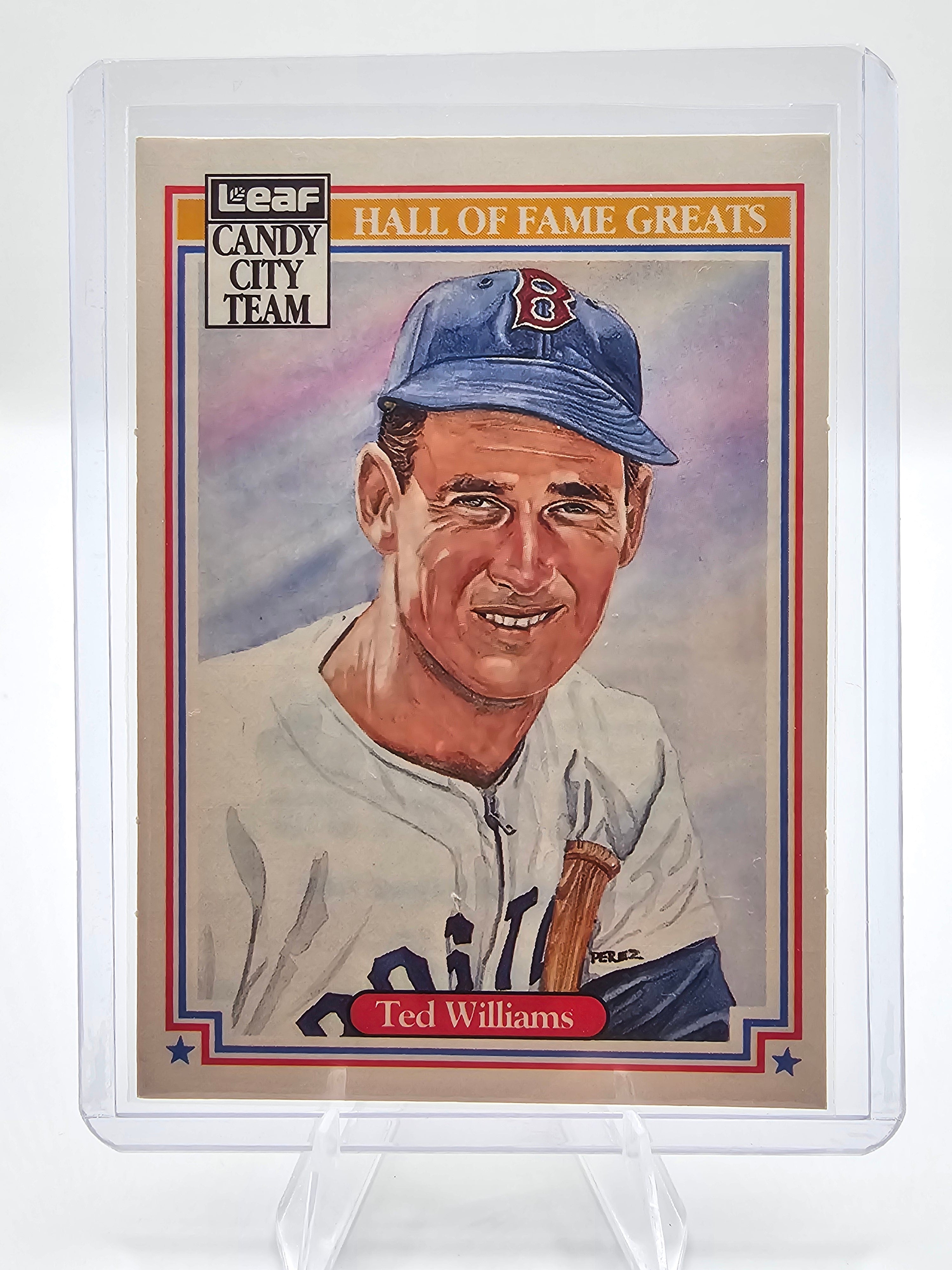 1987 Leaf Candy City Team Hall of Fame Greats #H5 Ted Williams