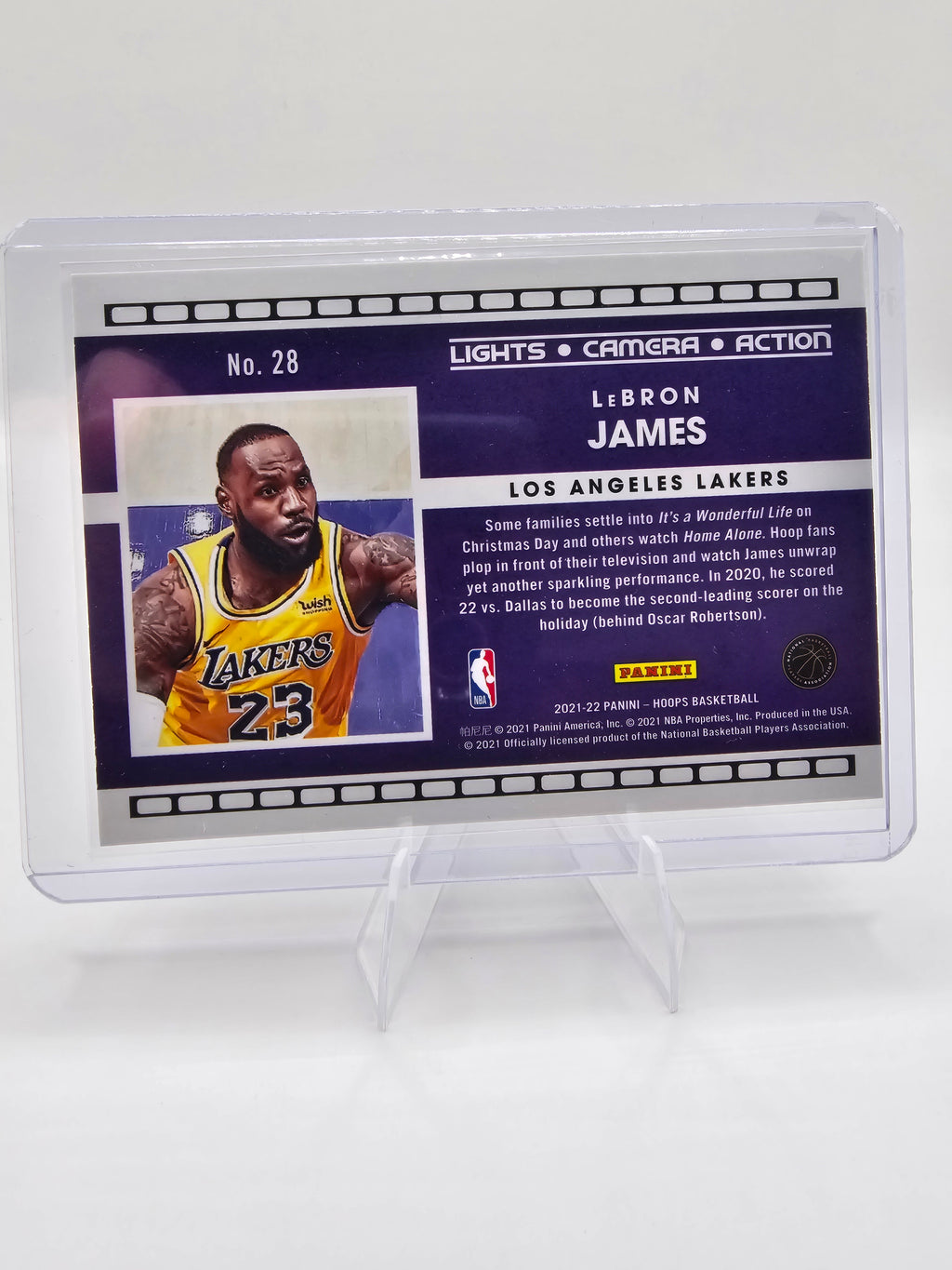 2021-22 Hoops #28 LeBron James