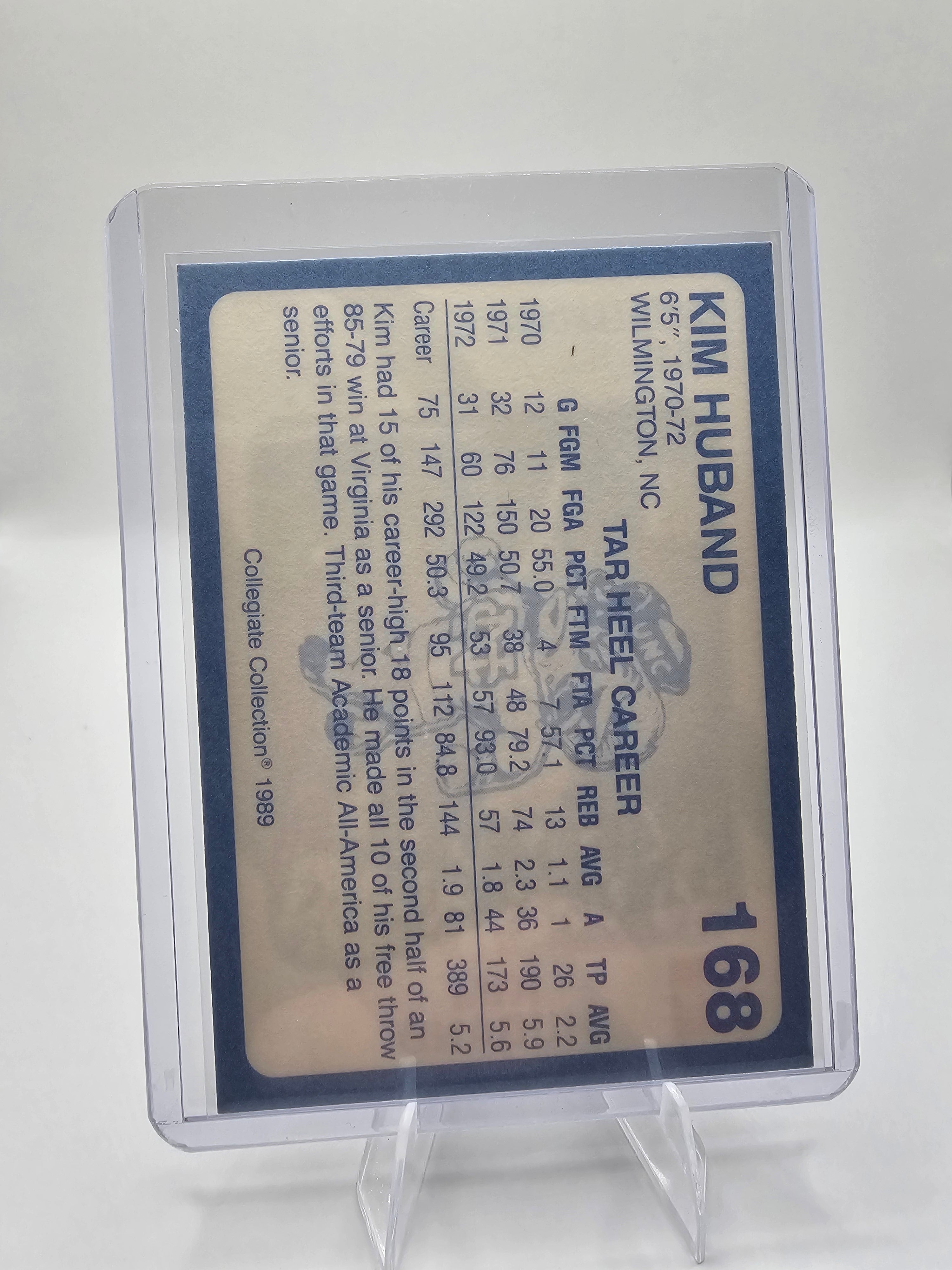 1989 Collegiate Collection North Carolina's Finest #168 Kim Huband