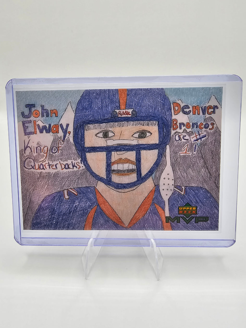 1999 Upper Deck MVP #W19 John Elway Draw Your Own Card