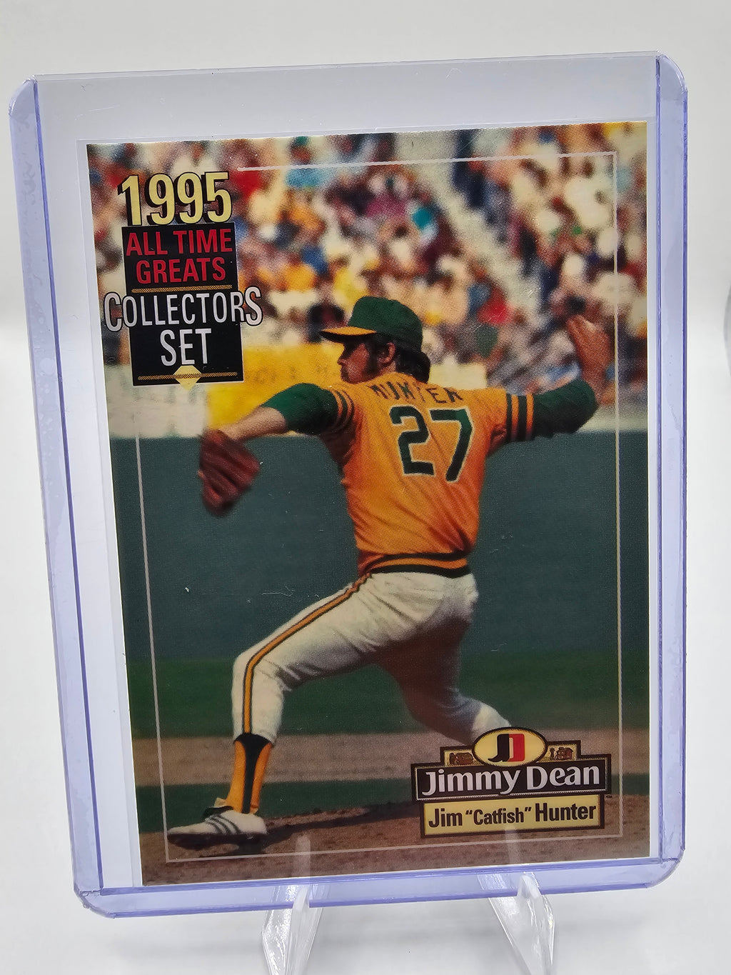 1995 Jimmy Dean All-Time Greats Jim "Catfish" Hunter