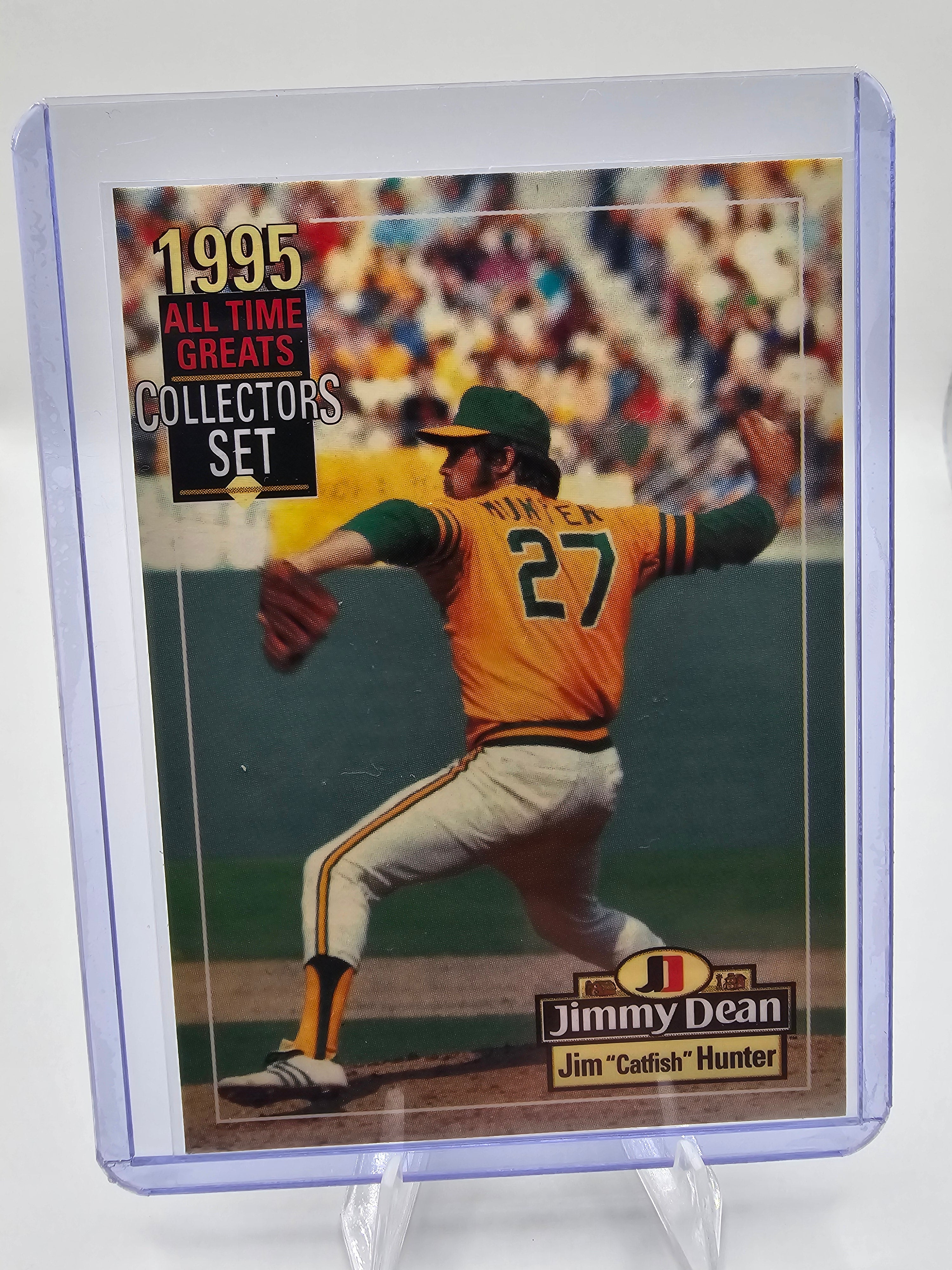 1995 Jimmy Dean All-Time Greats Jim "Catfish" Hunter