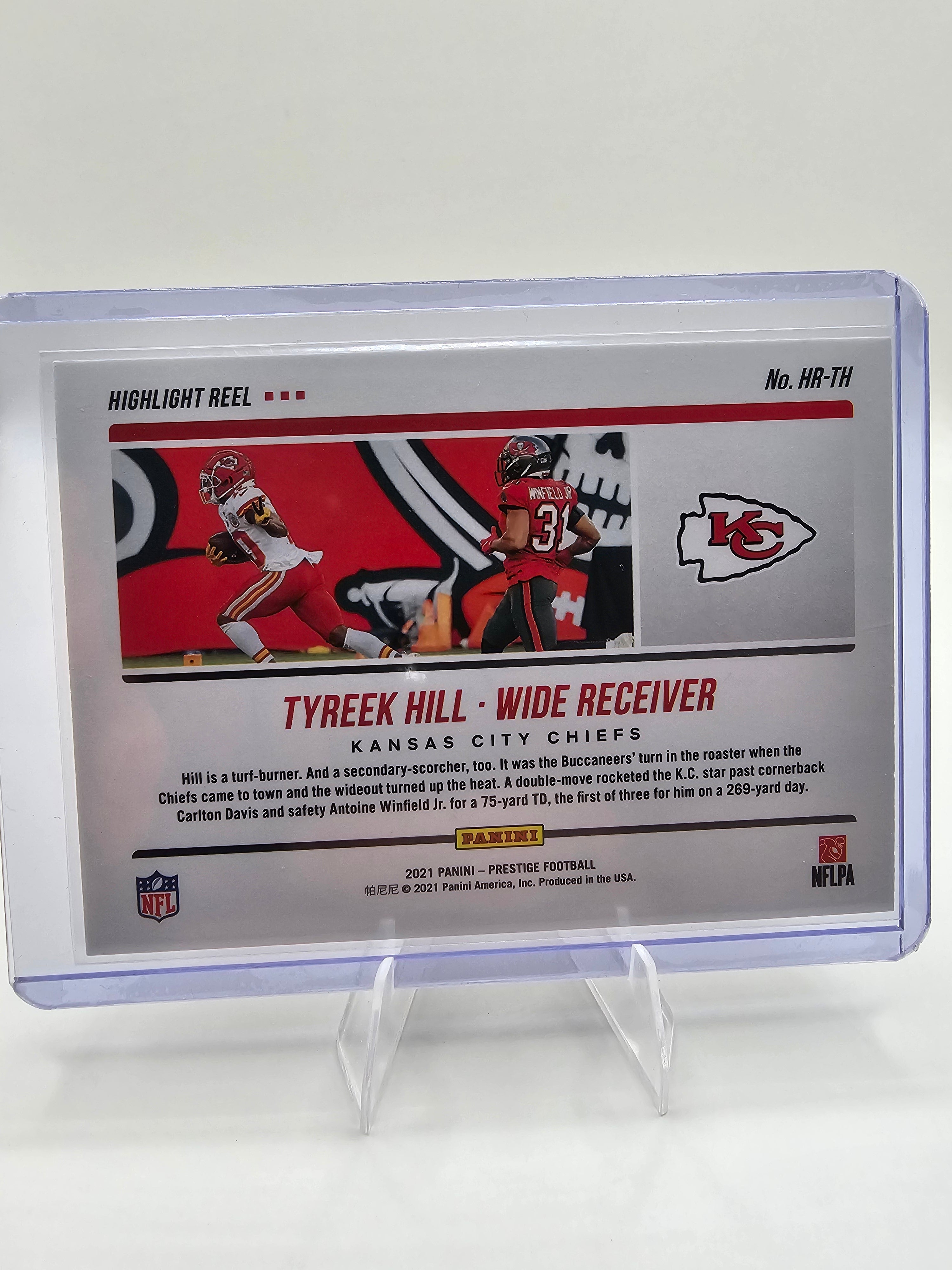 2021 Panini Prestige #HR-TH Tyreek Hill Highlight Reel