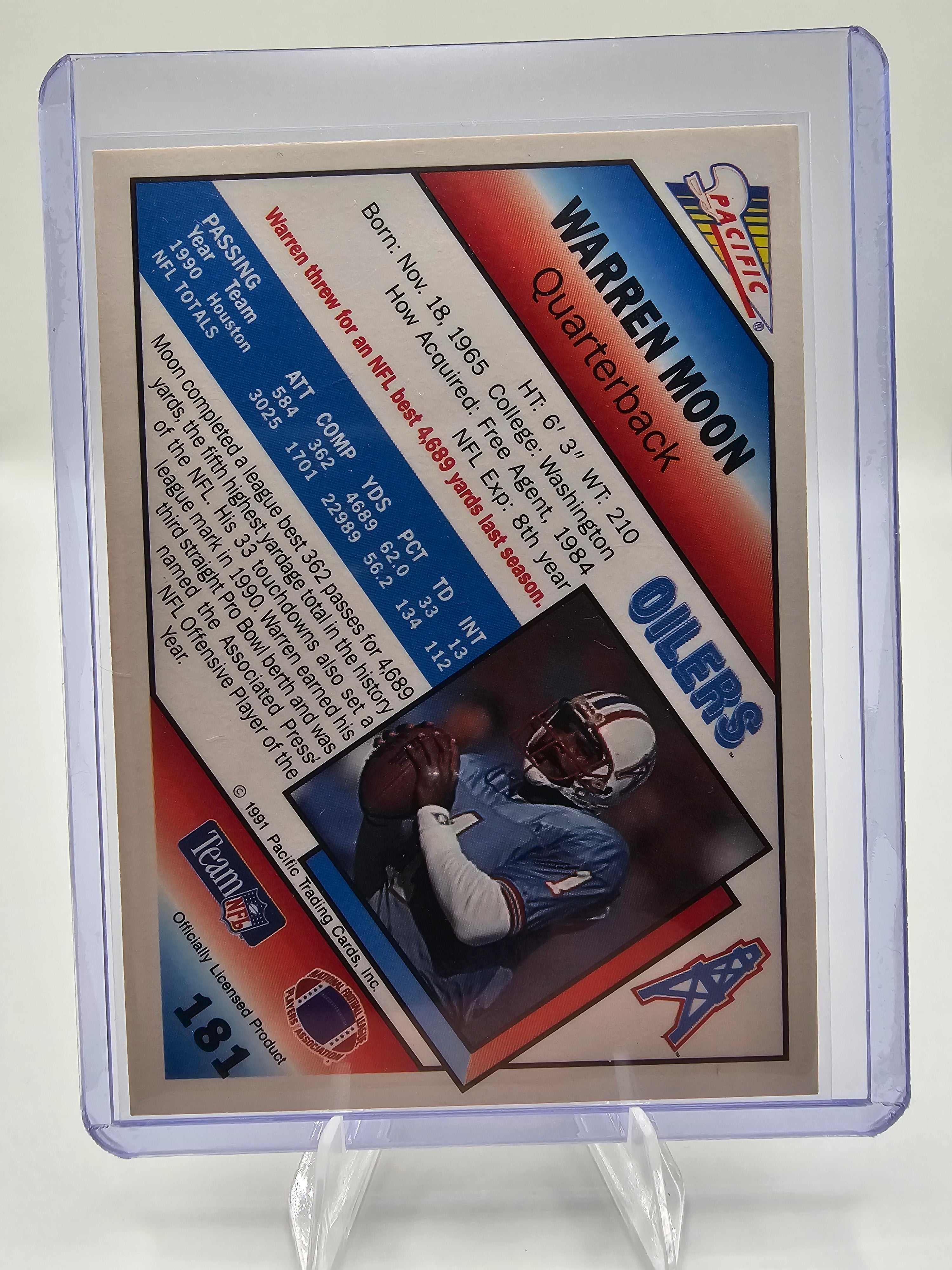 1991 Pacific #181 Warren Moon
