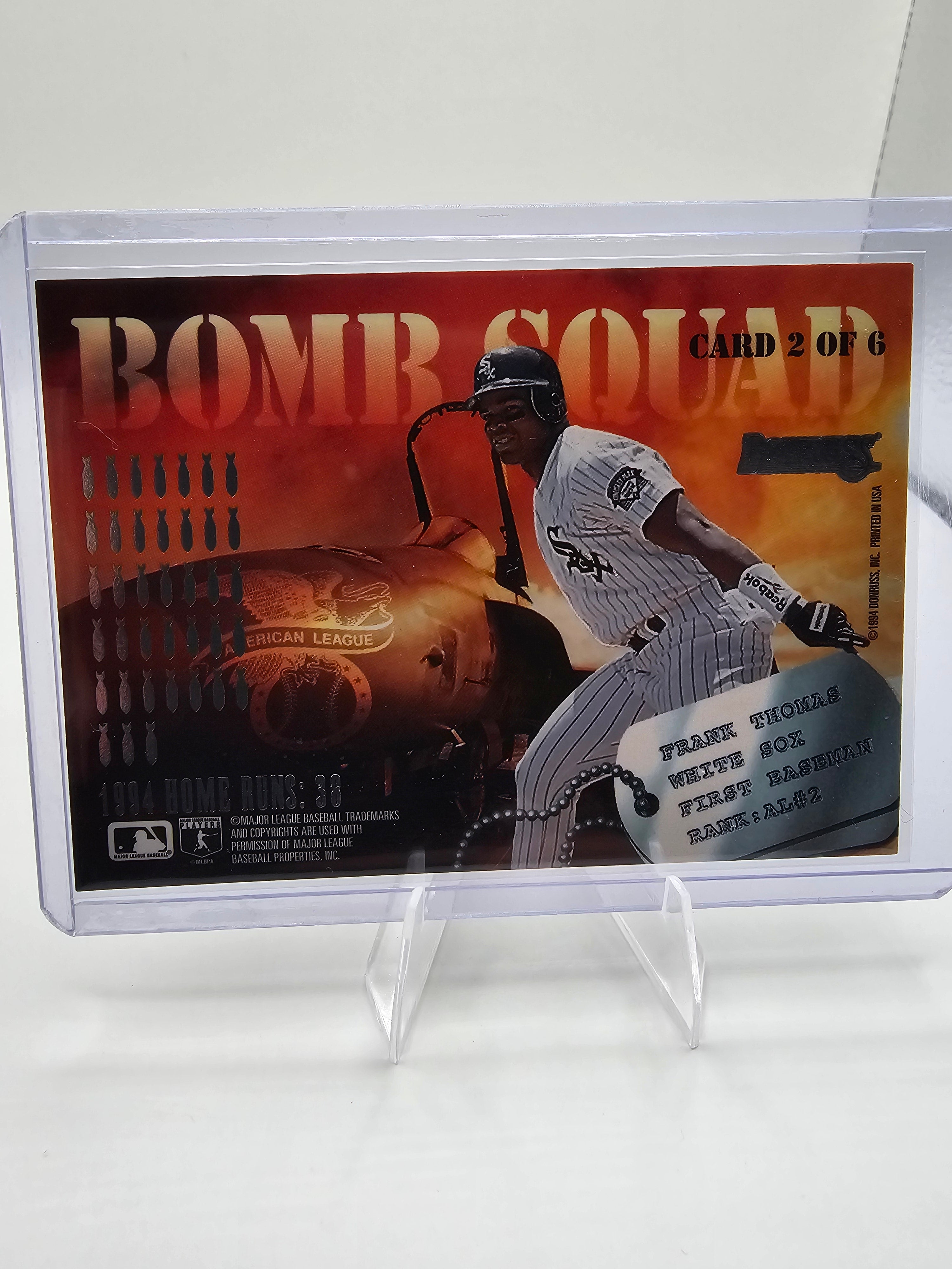 Jeff Bagwell Bomb Squad Donruss Insert Card