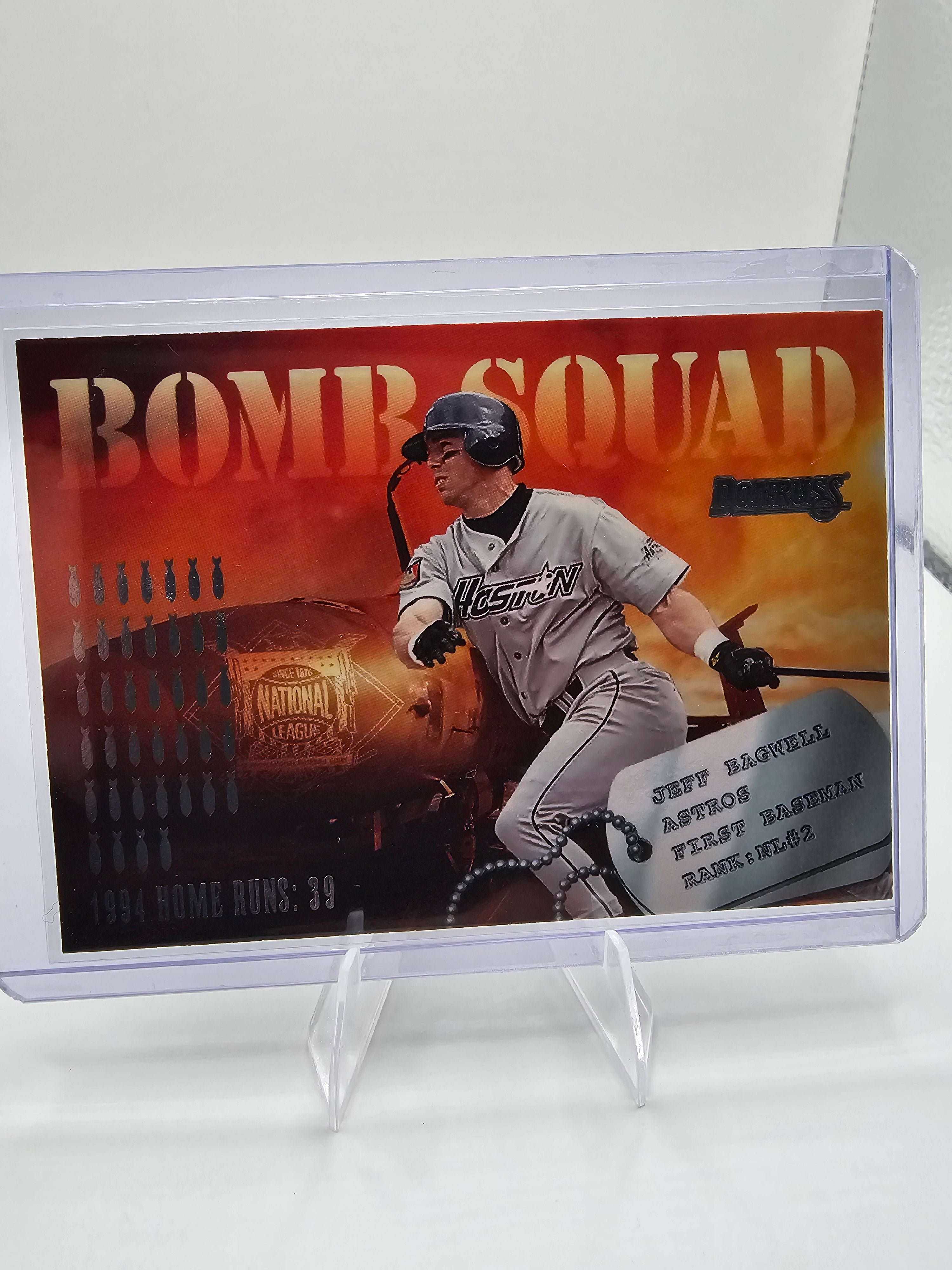 Jeff Bagwell Bomb Squad Donruss Insert Card
