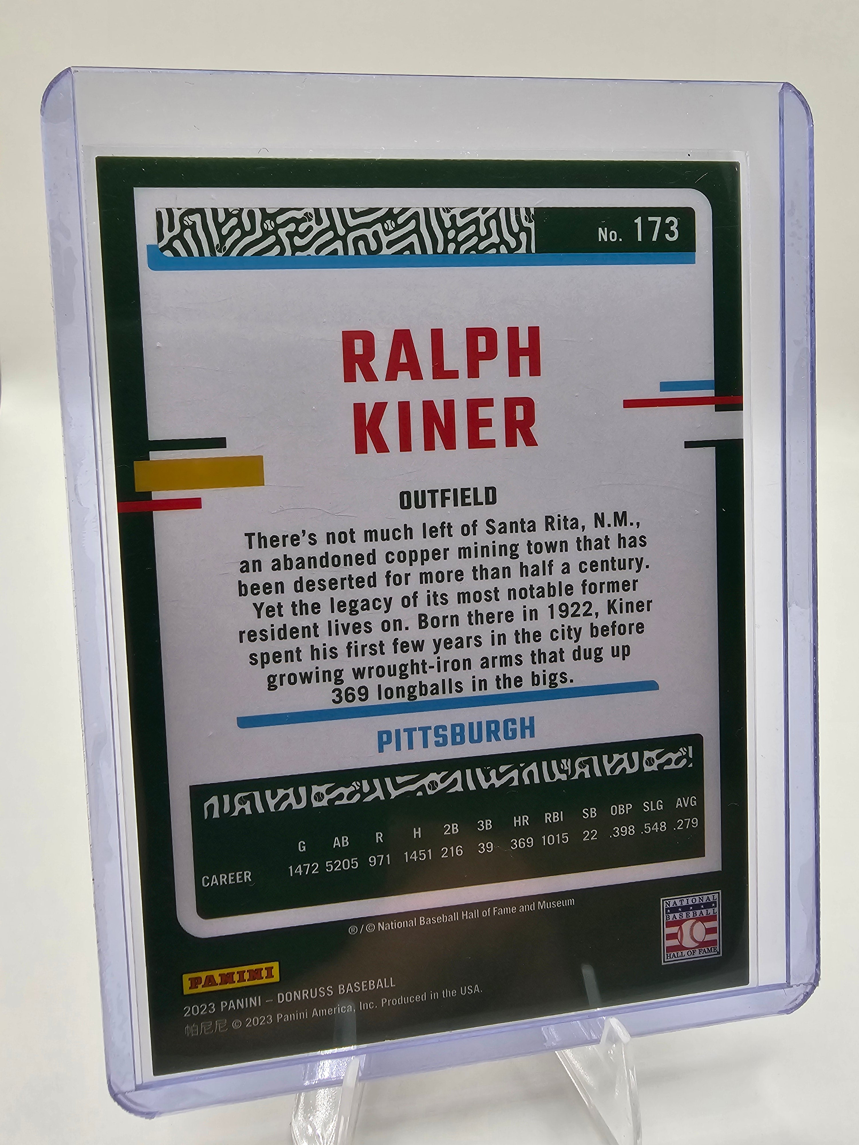 2023 Donruss #173 Ralph Kiner #1441/2023