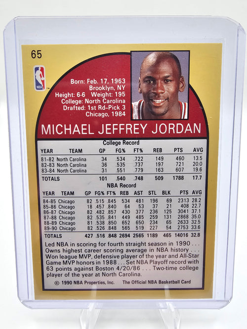 1990 Hoops Team Night Chicago Bulls Michael Jordan