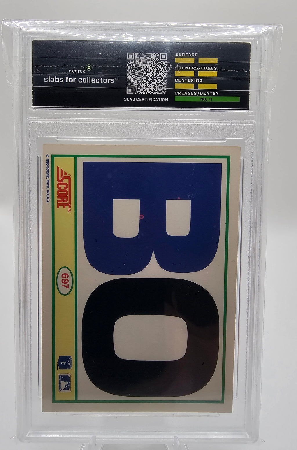 1990 Score Bo Jackson #697 – Degree 7 NM Card