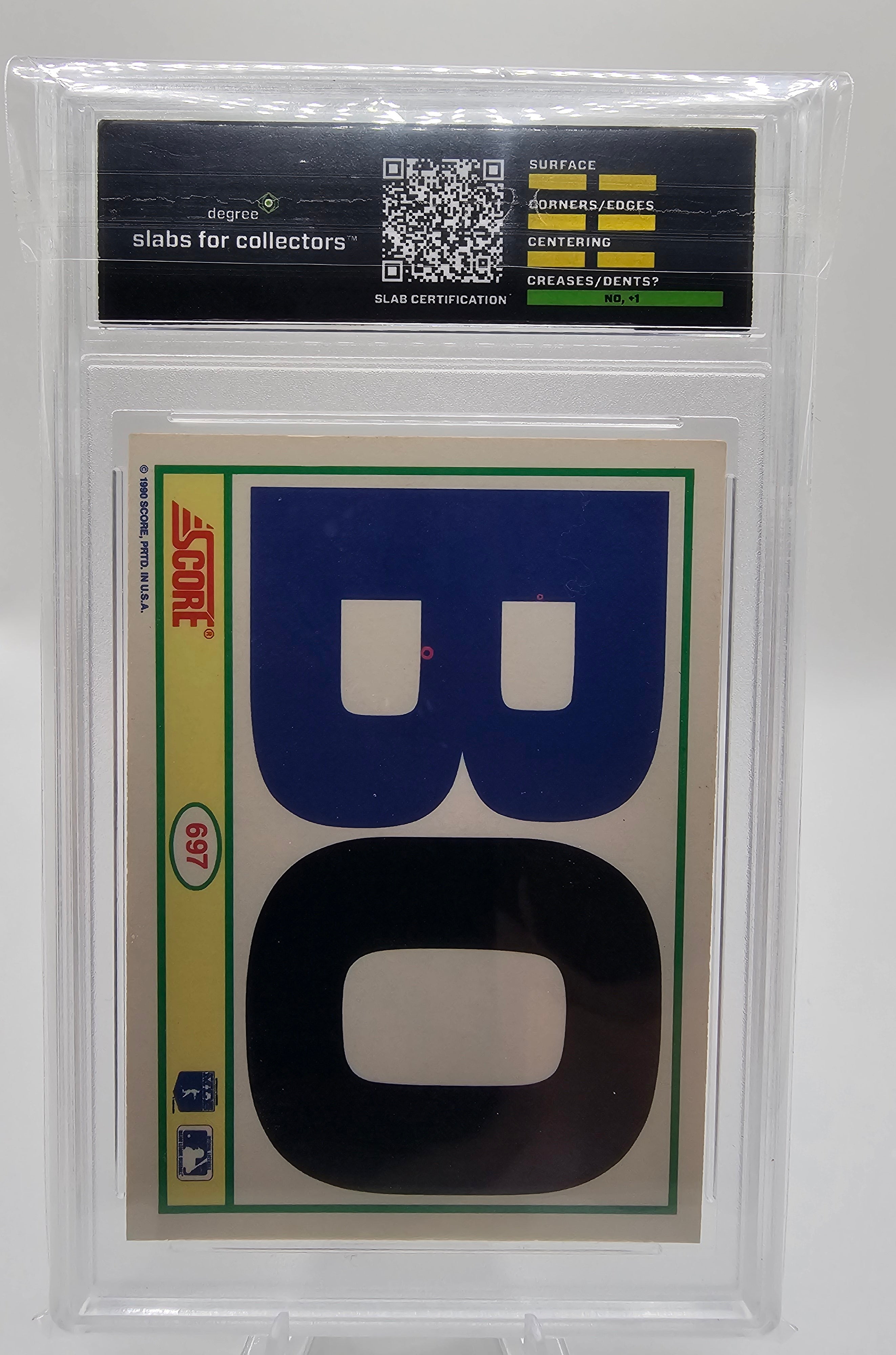 1990 Score Bo Jackson #697 – Degree 7 NM Card