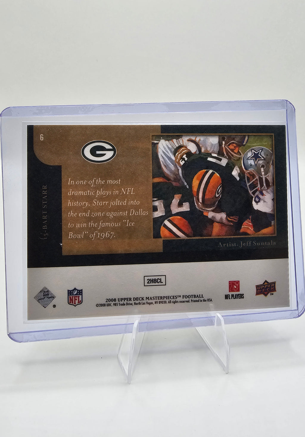 2008 Upper Deck Masterpieces #6 Bart Starr