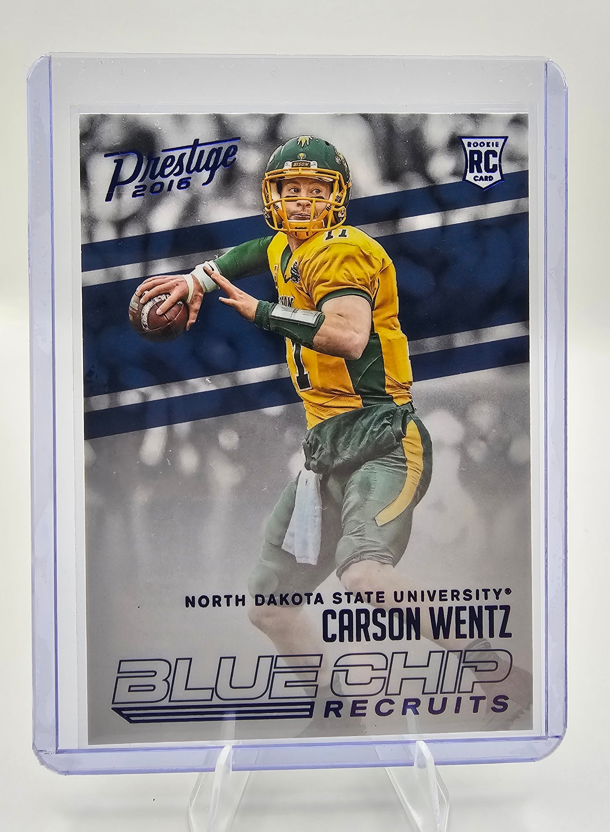2016 Panini Prestige #4 Carson Wentz Blue Chip Recruits