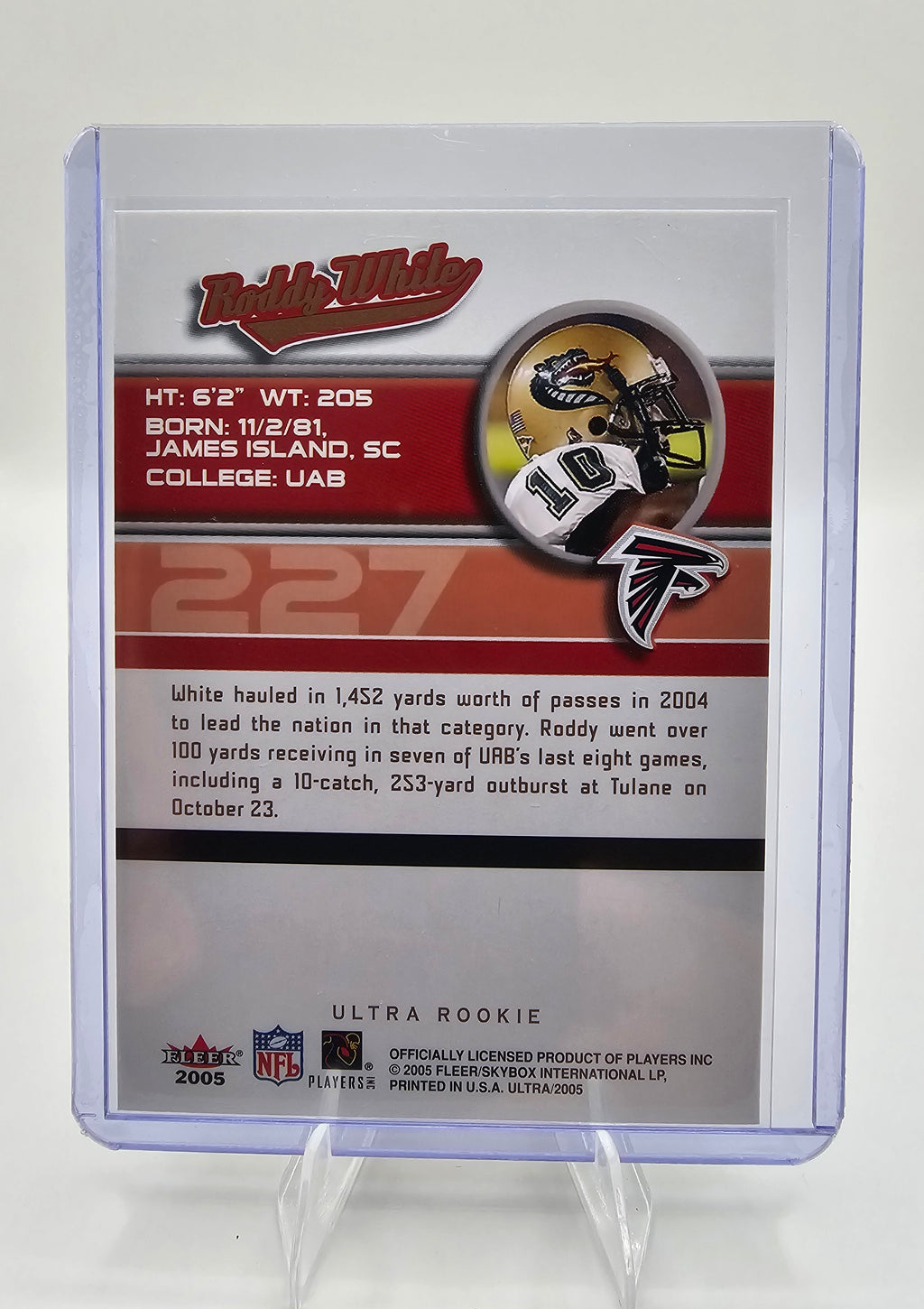 2005 Fleer Ultra #227 Roddy White