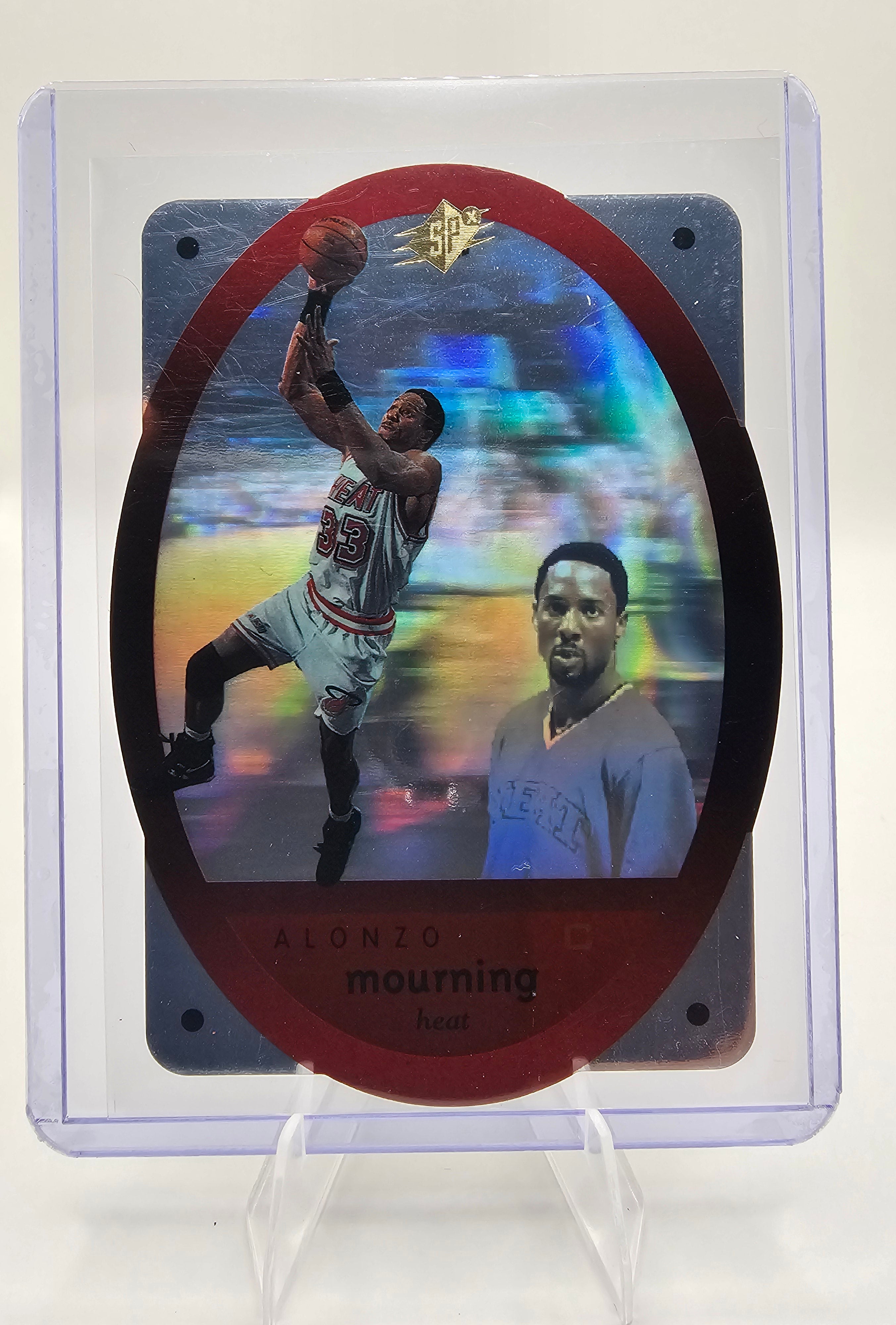 1996 Alonzo Mourning SPx Insert Card