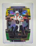 Mac Jones 2021 Panini Select Rookie Card Green Die-Cut