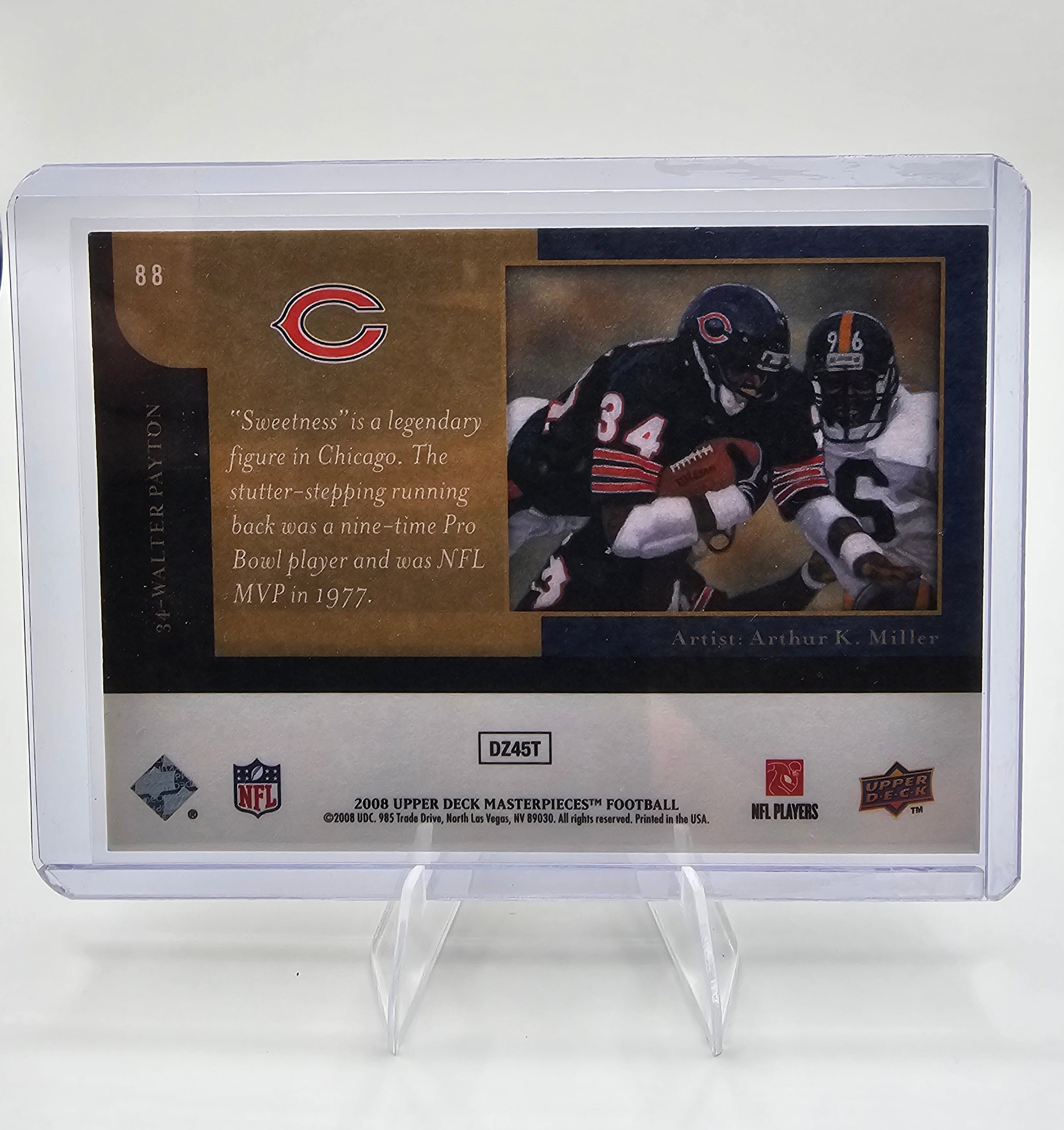 2008 Upper Deck Masterpieces #88 Walter Payton