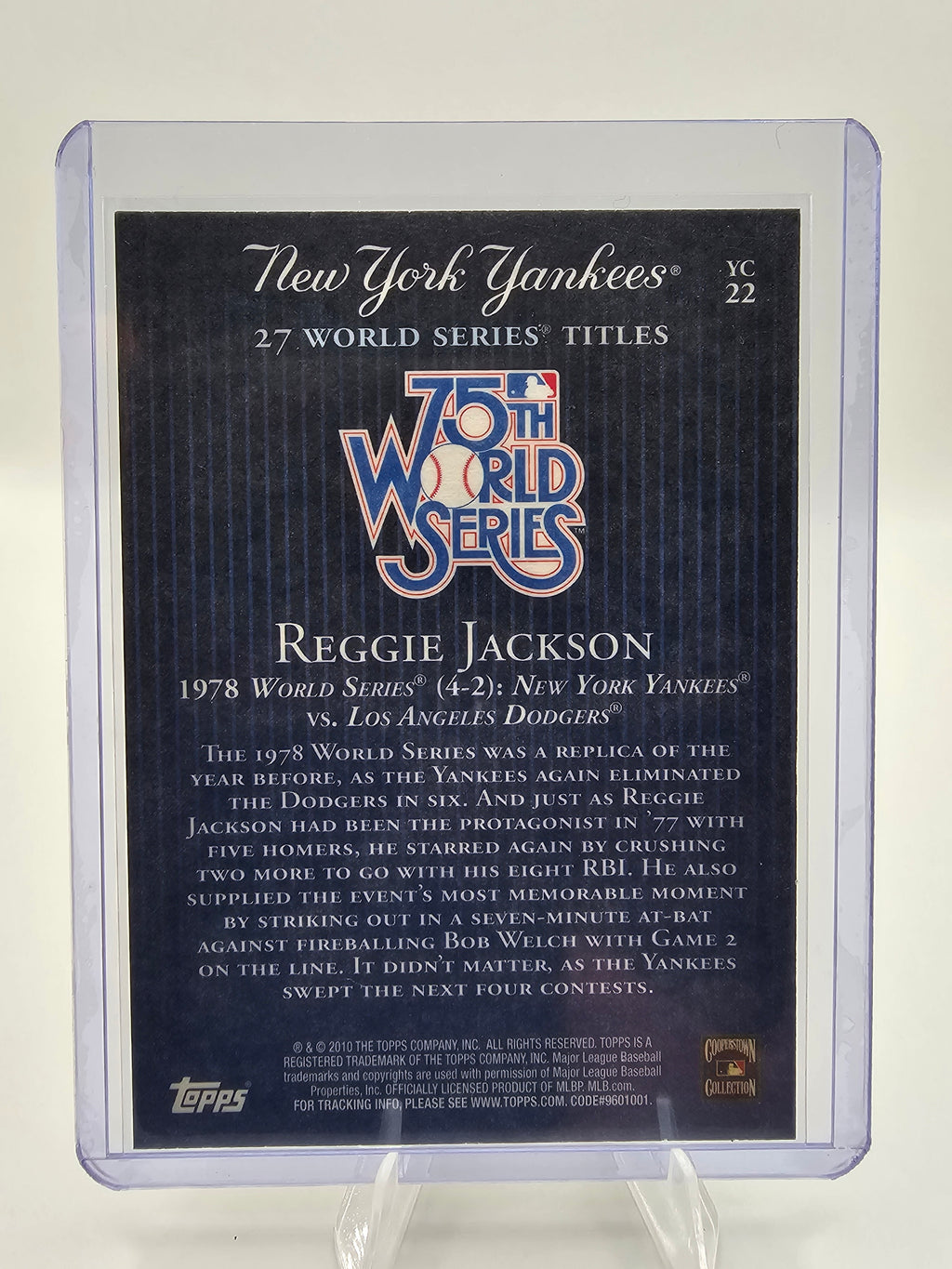 Reggie Jackson Yankees All-Star Baseball Card