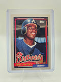 1992 Topps #645 Deion Sanders – Atlanta Braves