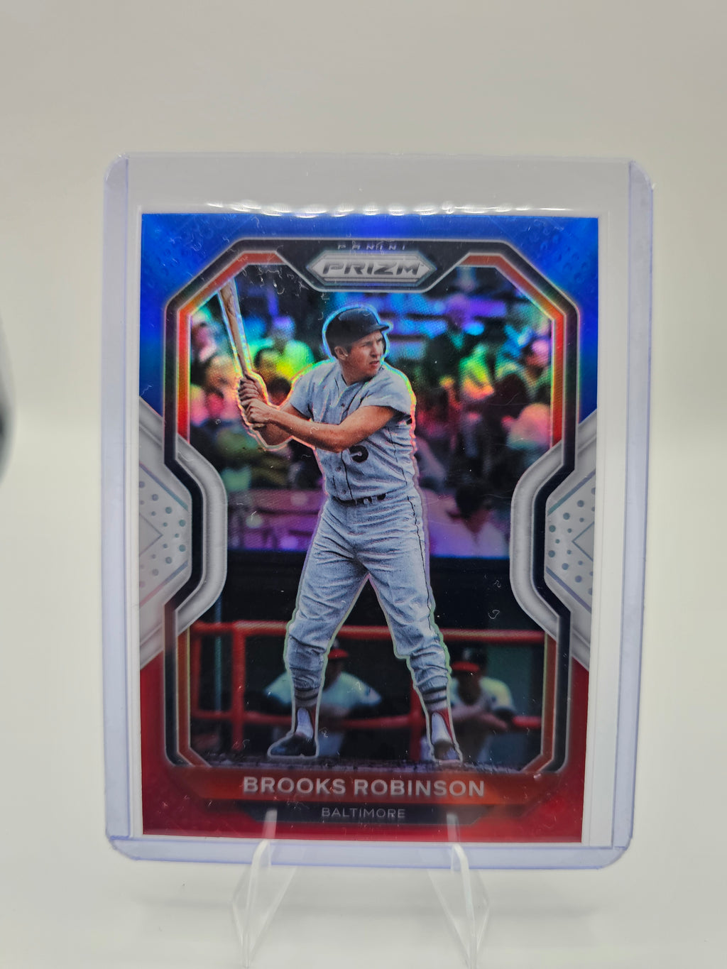2021 Panini Prizm Red White & Blue Prizm #59 Brooks Robinson