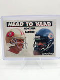 1991 Pinnacle #353 Joe Montana / Mark Carrier