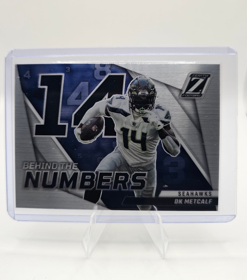 2022 Zenith DK Metcalf "Behind The Numbers" Card