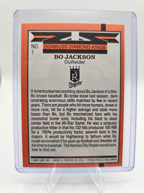 1989 Donruss #1 Bo Jackson
