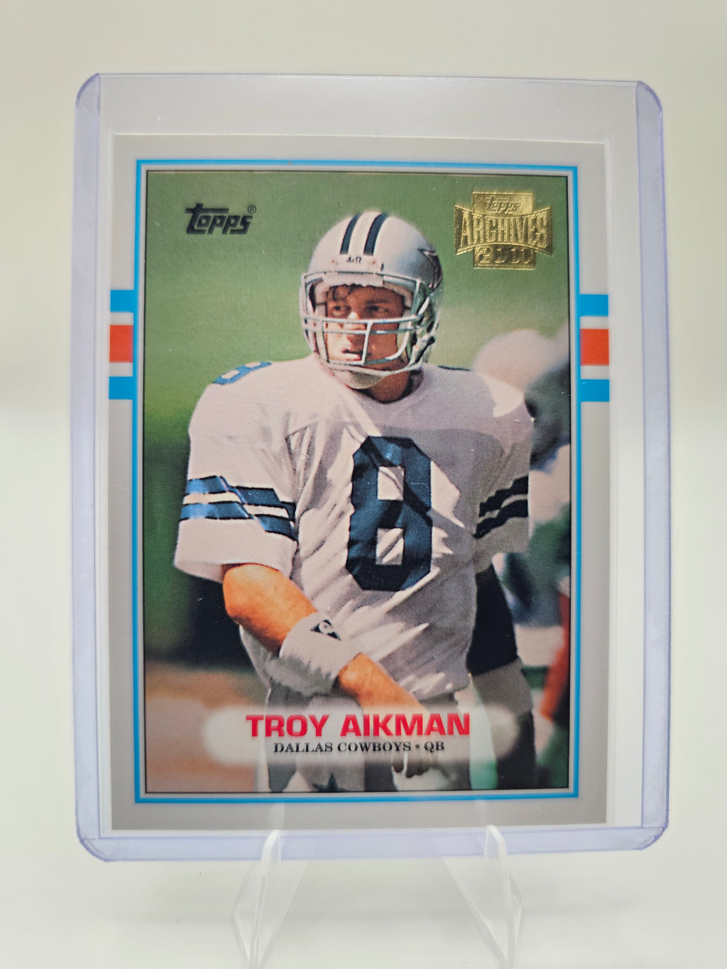 2001 Topps Archives Troy Aikman Dallas Cowboys Football Card