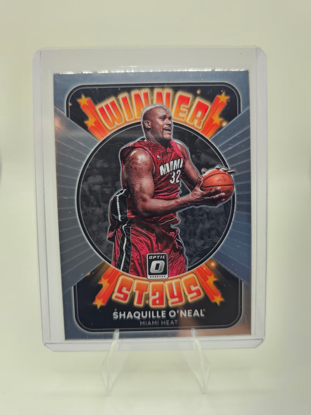 2020-21 Donruss Optic Winner Stays Shaquille O'Neal #9 | Miami Heat