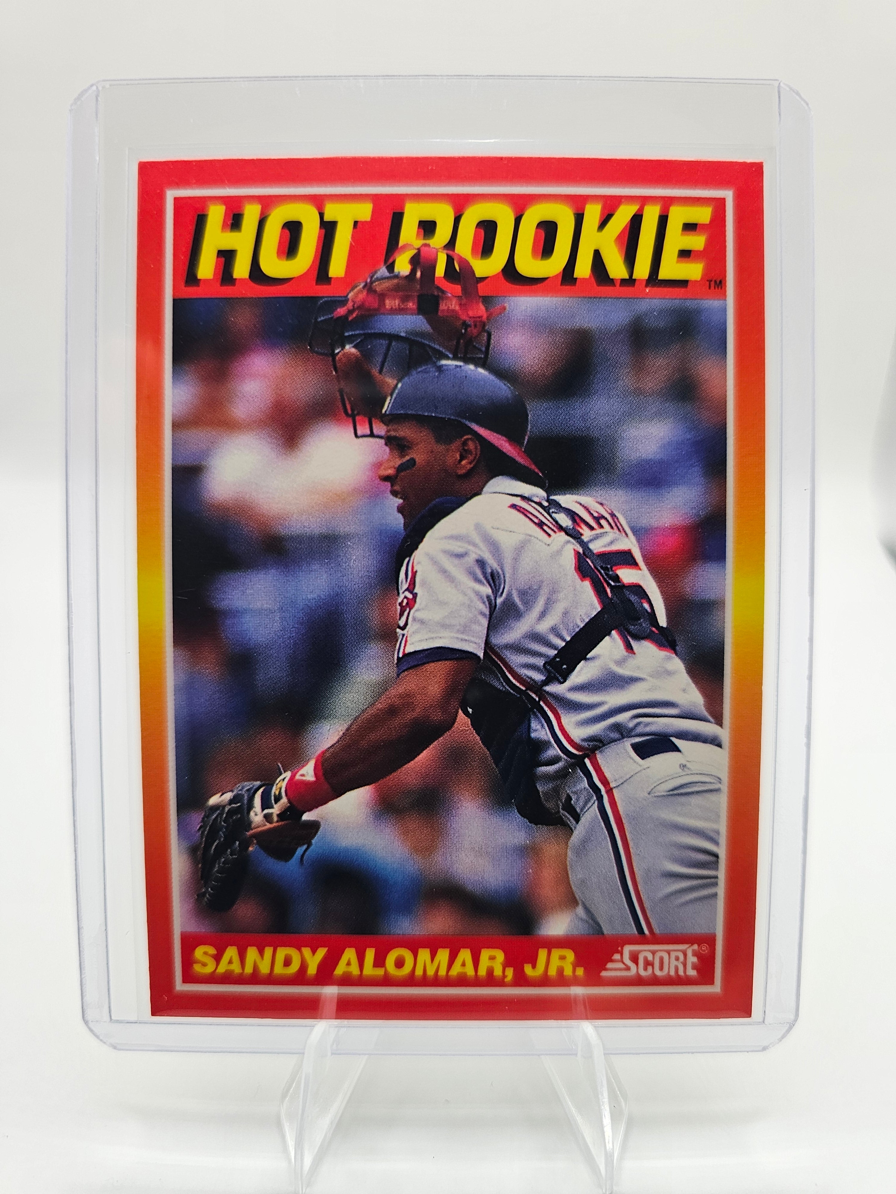 1991 Score #6 Sandy Alomar, Jr. Hot Rookies