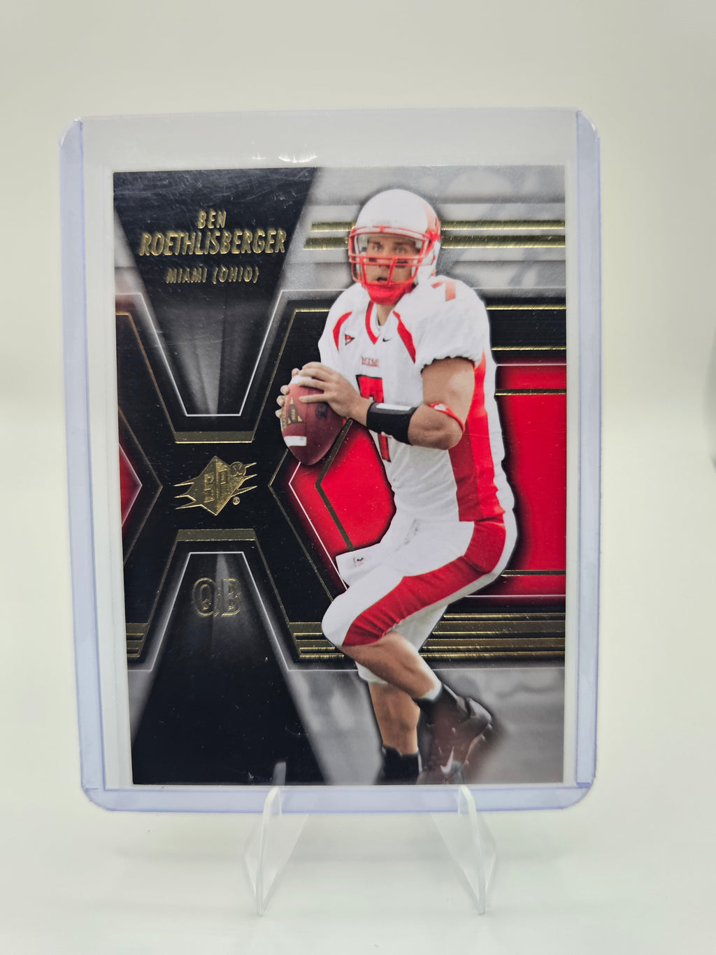 2014 Ben Roethlisberger Miami (Ohio) SPX Collegiate Card #37