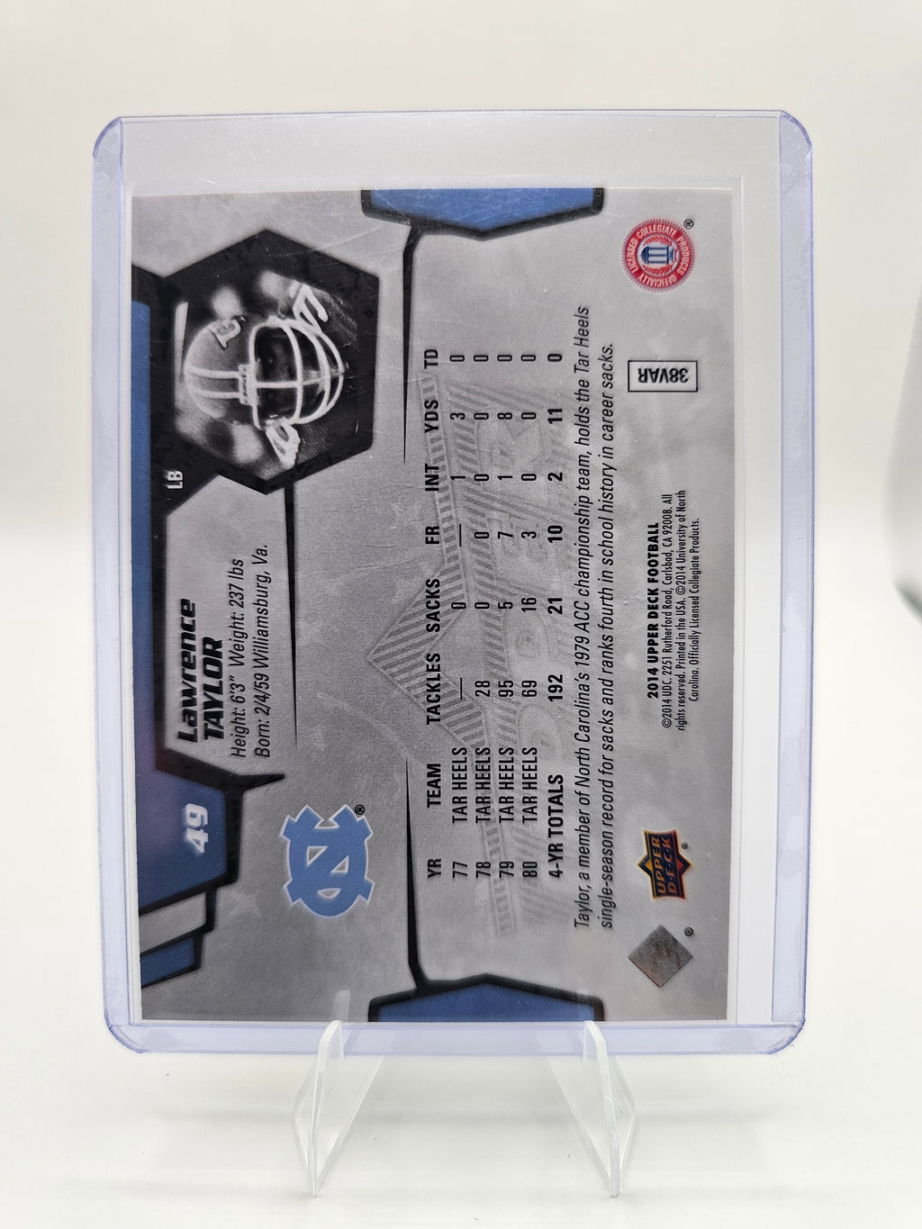 2014 Upper Deck #49 Lawrence Taylor