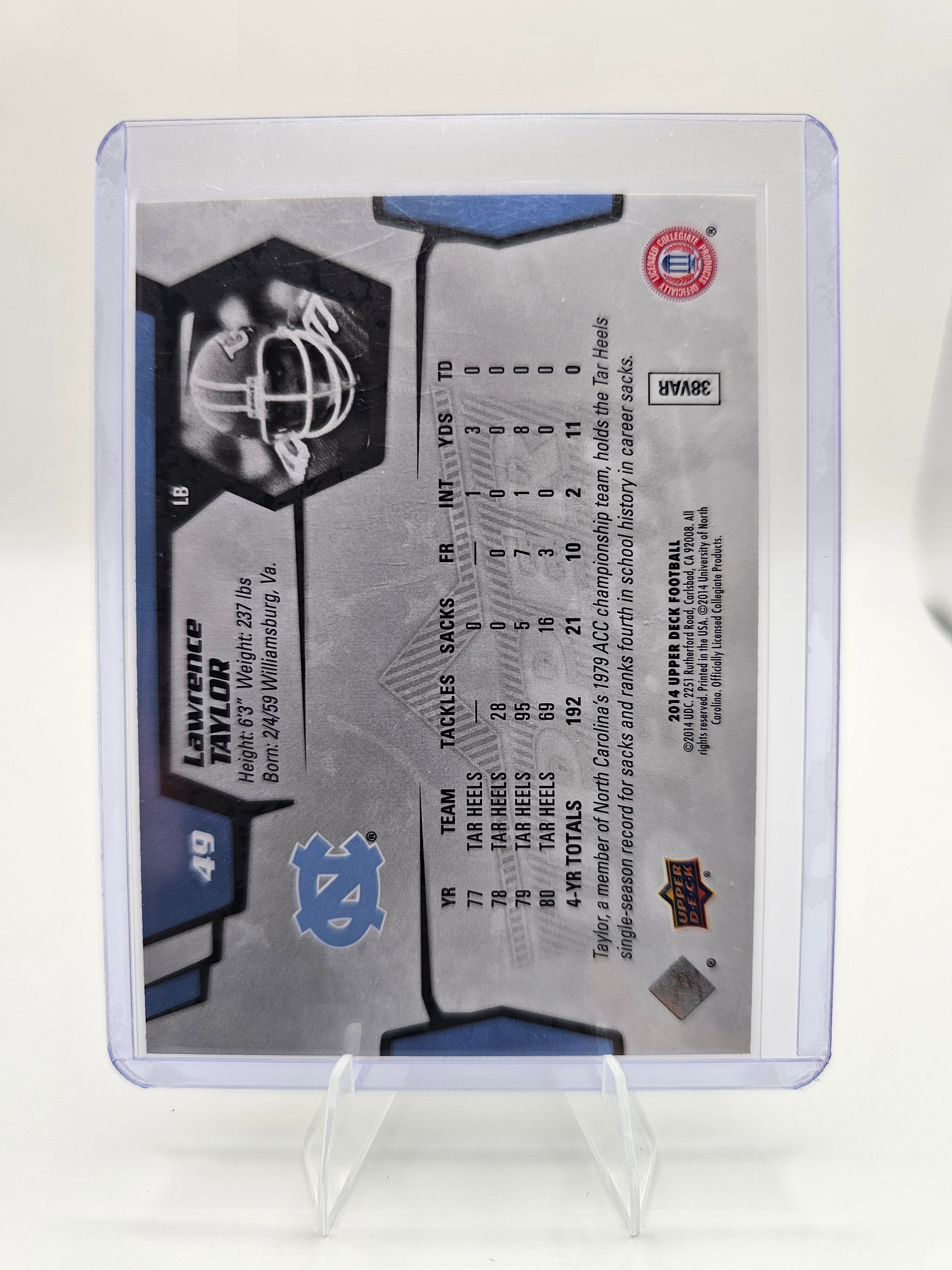 2014 Upper Deck #49 Lawrence Taylor