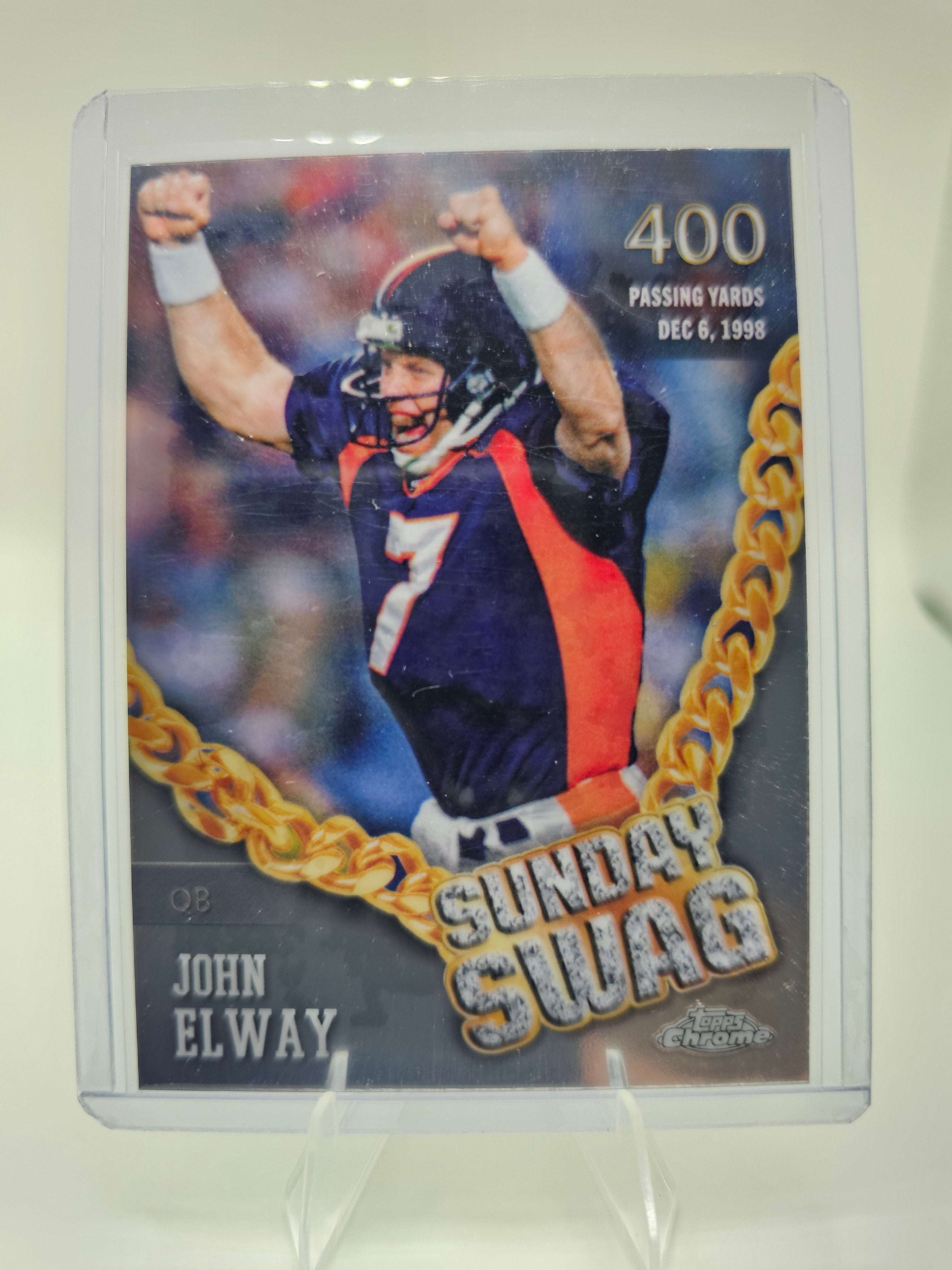 2024 Topps Chrome #SS-16 John Elway Sunday Swag Refractor