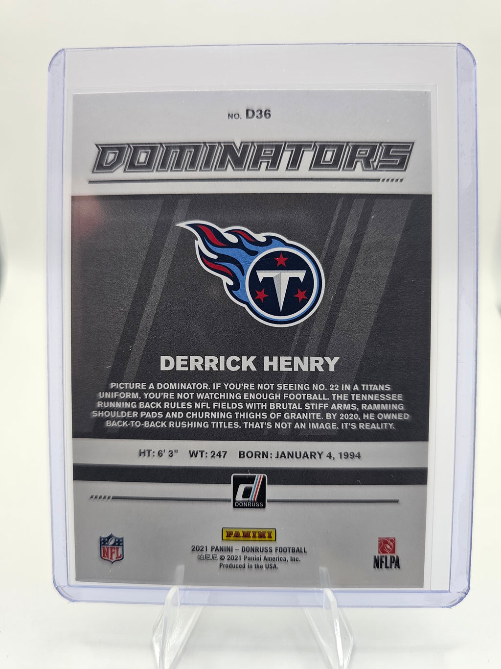 2021 Donruss #D36 Derrick Henry Dominators