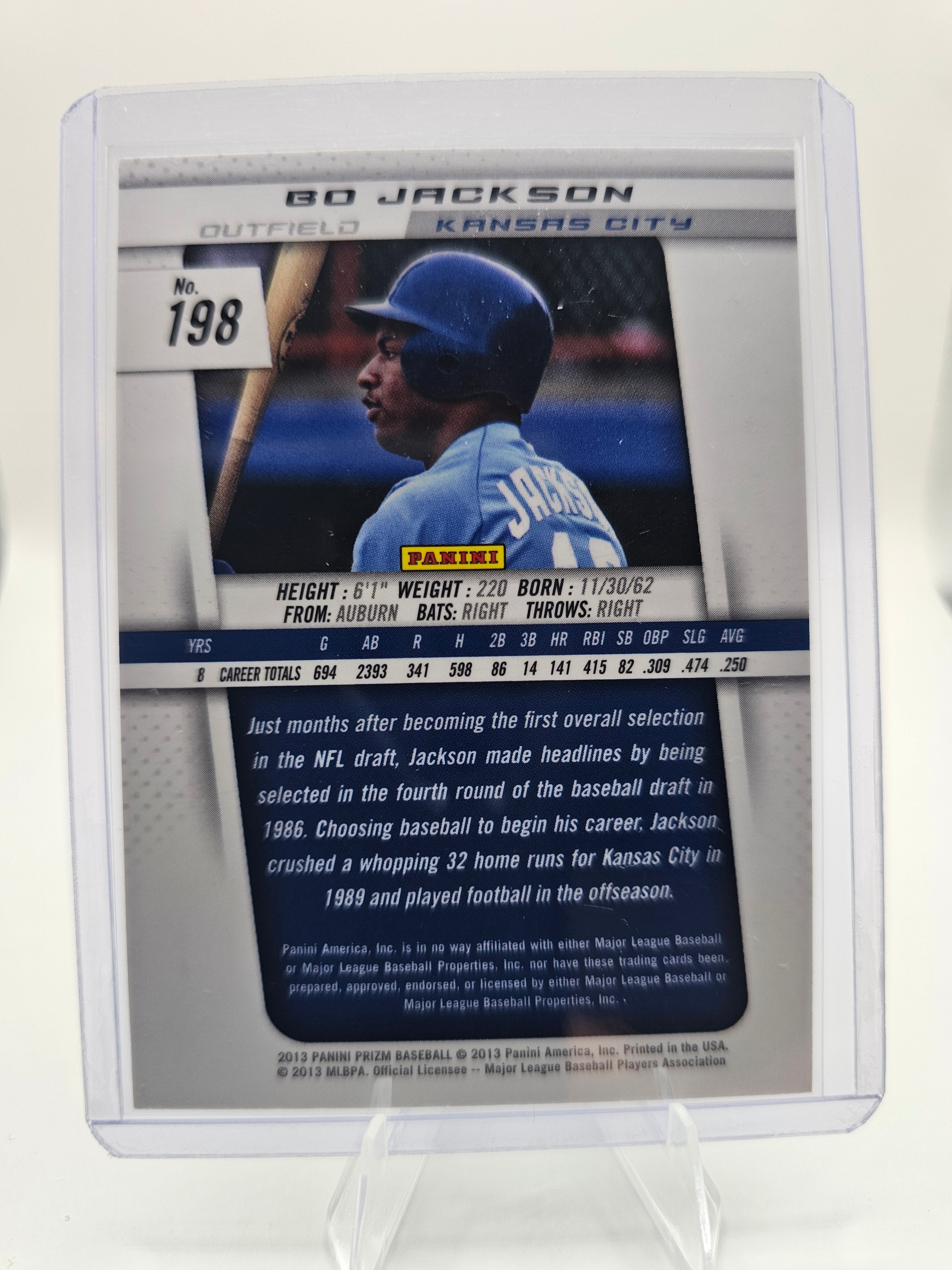 2013 Panini Prizm #198 Bo Jackson