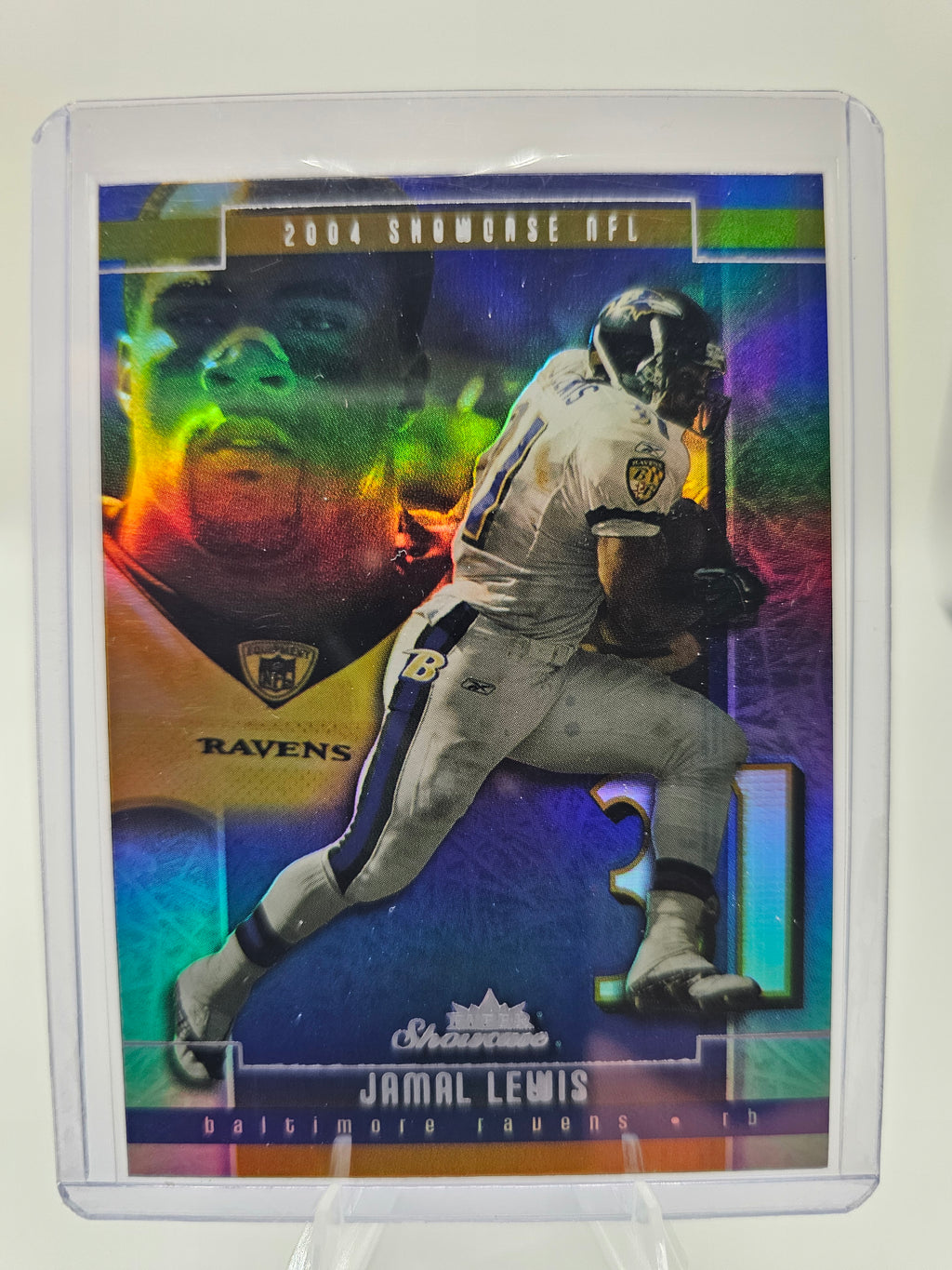 2004 Fleer Showcase #1 Jamal Lewis – Baltimore Ravens