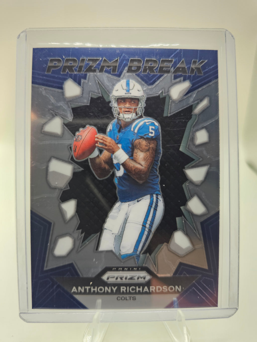 2023 Panini Prizm #PB-4 Anthony Richardson Prizm Break