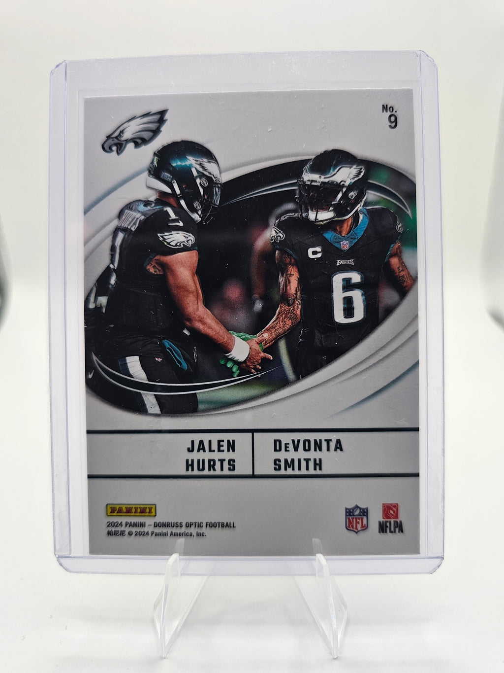 2024 Panini Donruss Optic Best Tuddys #9 Jalen Hurts / DeVonta Smith