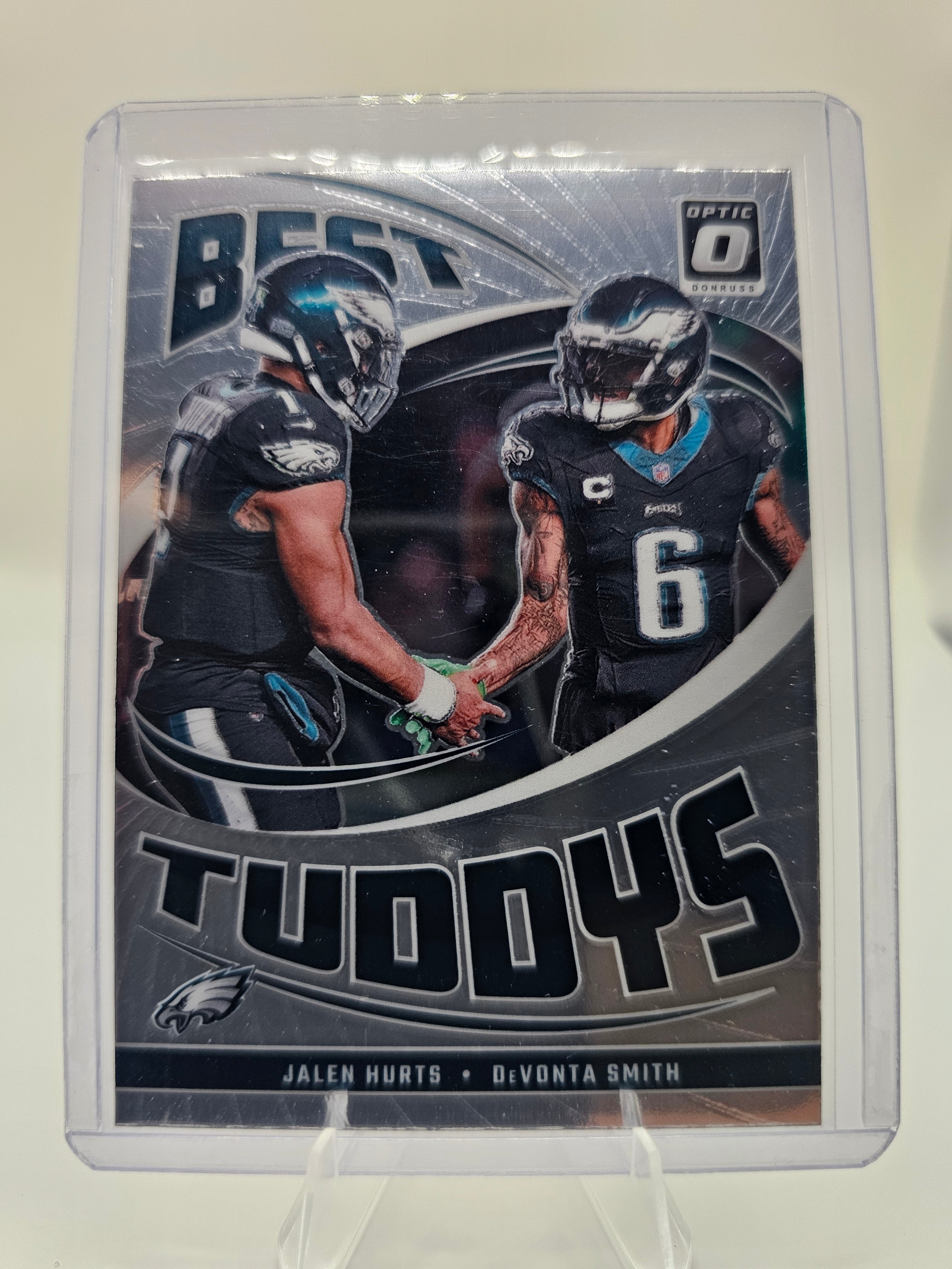2024 Panini Donruss Optic Best Tuddys #9 Jalen Hurts / DeVonta Smith