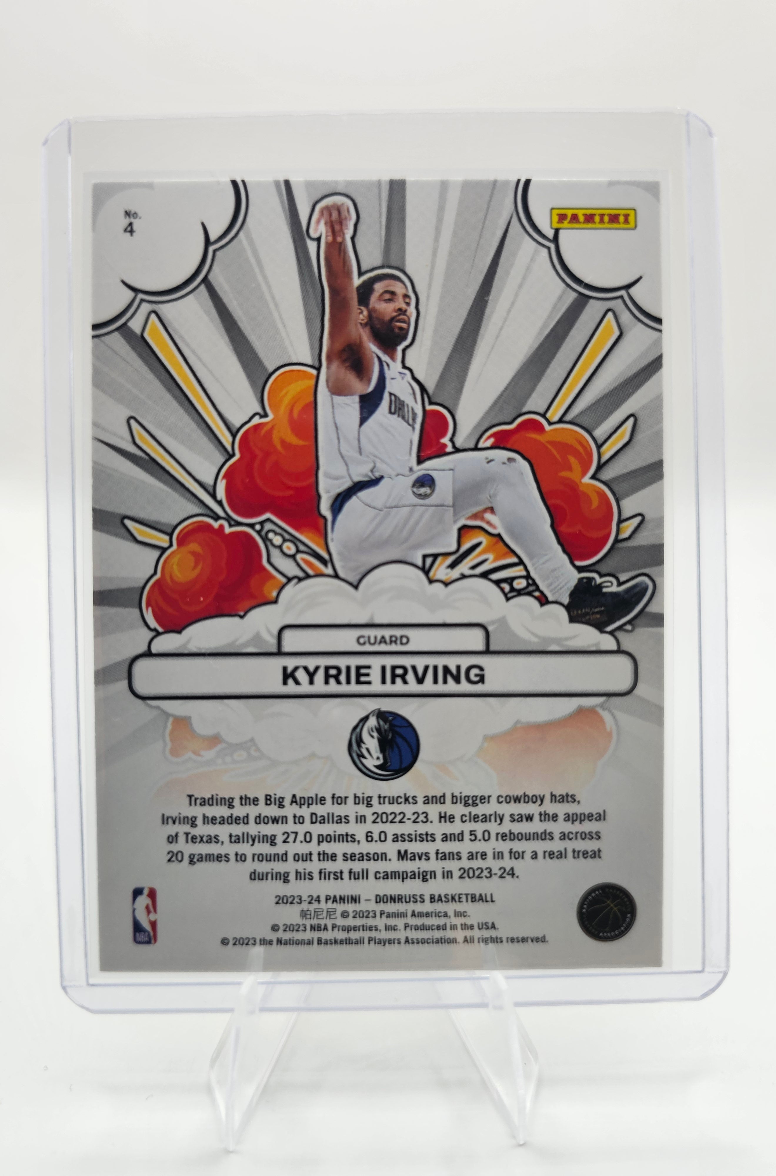 2023-24 Donruss #4 Kyrie Irving Bomb Squad